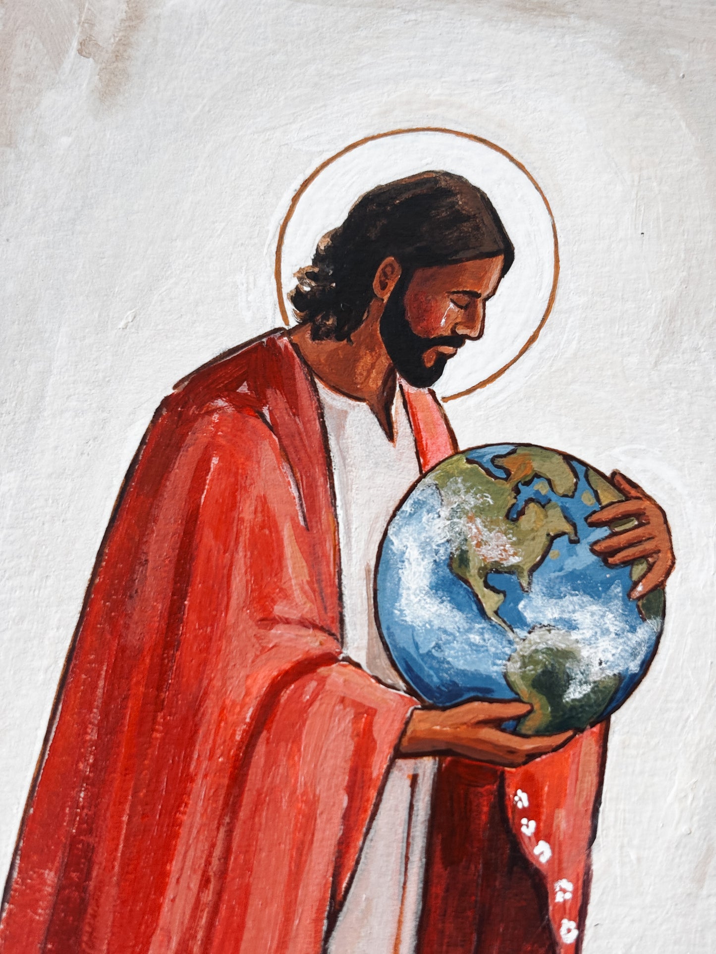 'The Hope Of All The World' 5x7 inch original painting