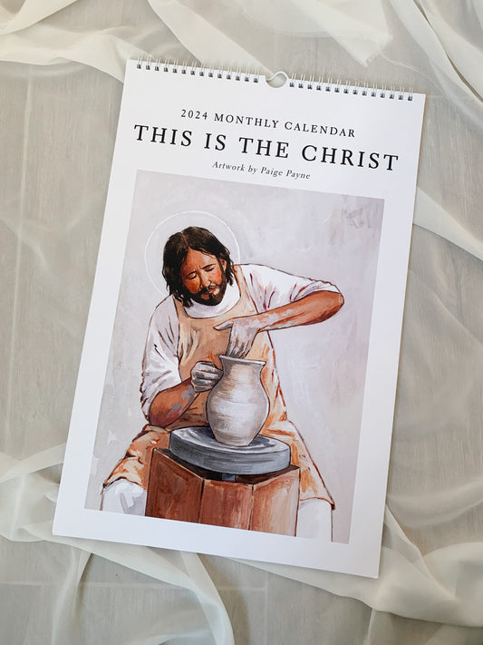 'This Is The Christ' 2024 Religious Art Calendar *PREORDER*