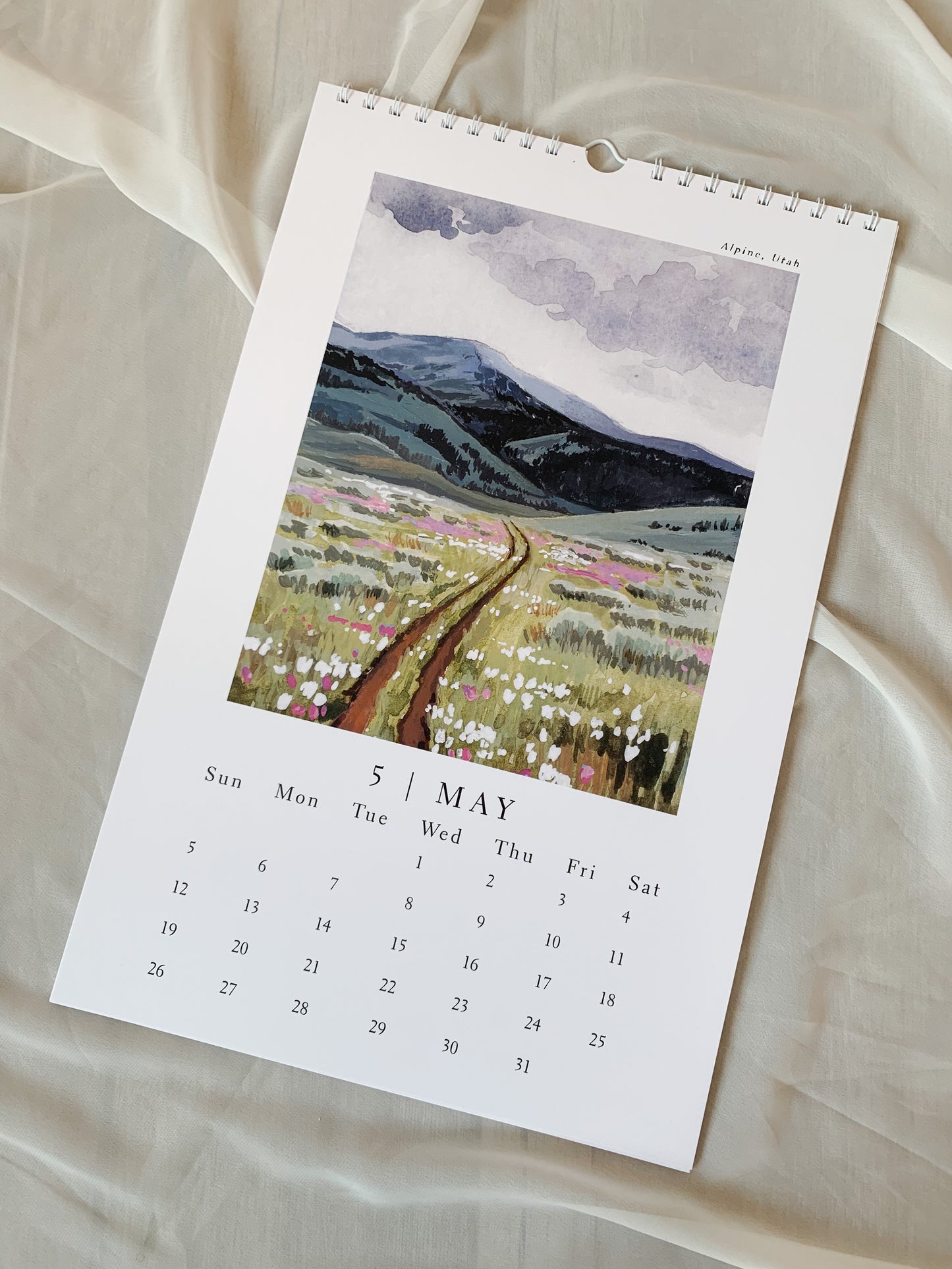 'Rivers And Roads' 2024 Art Calendar (LOW STOCK)