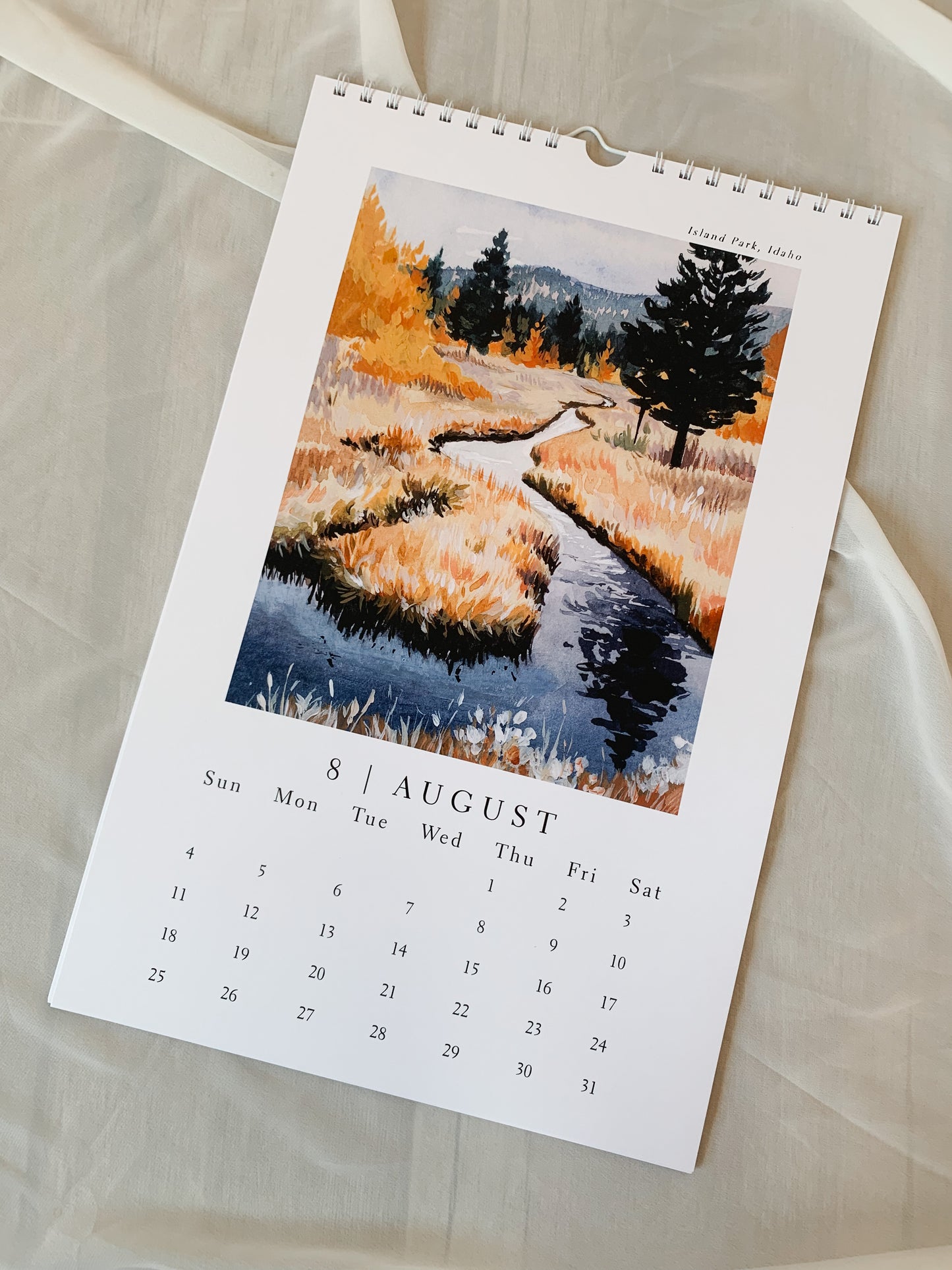 'Rivers And Roads' 2024 Art Calendar (LOW STOCK)