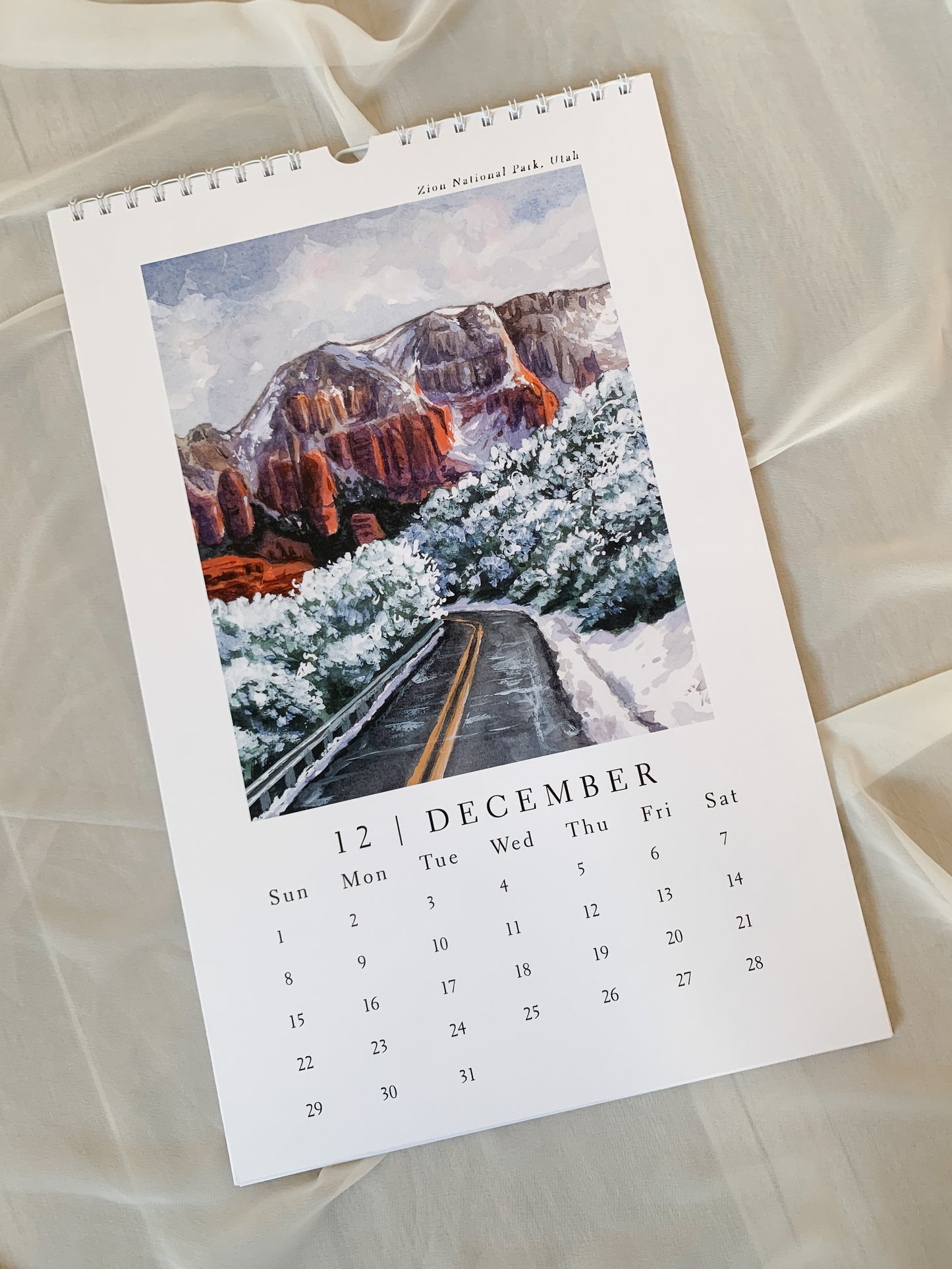 'Rivers And Roads' 2024 Art Calendar (LOW STOCK)