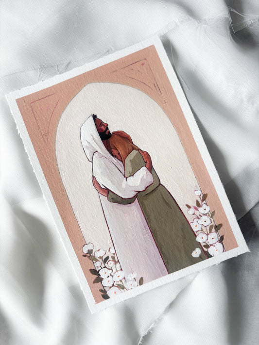 'A Firm Foundations' 5x7 inch original painting
