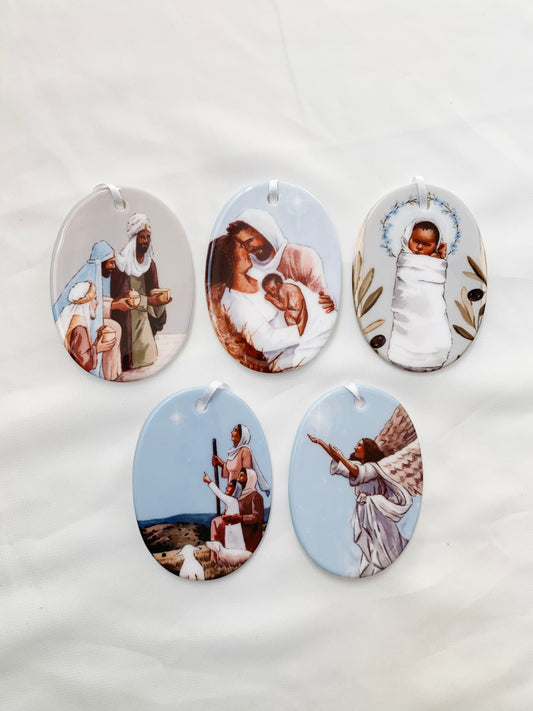 Nativity Ornament Set (set of 5)