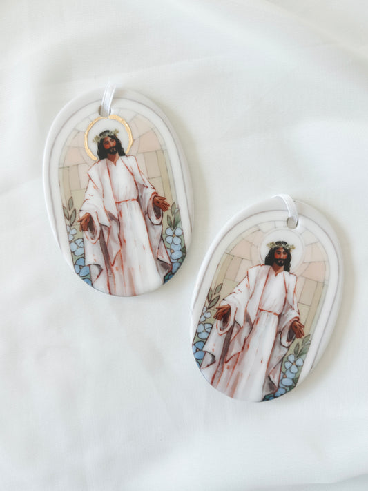 'Beautiful Savior' Porcelain Ornament