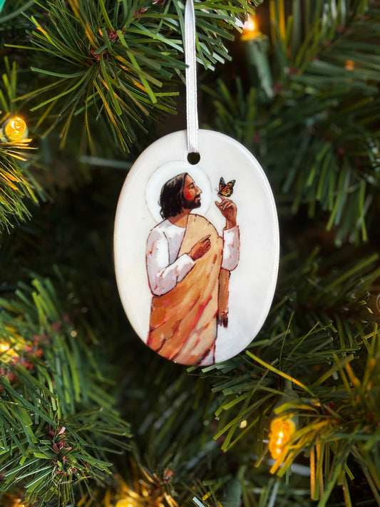 'A Heavenly Messenger' Porcelain Ornament