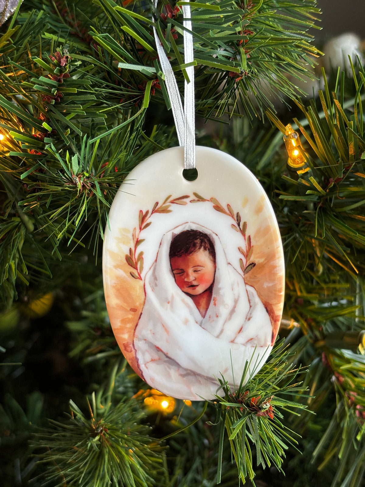 'Little Lord Jesus' Porcelain Ornament