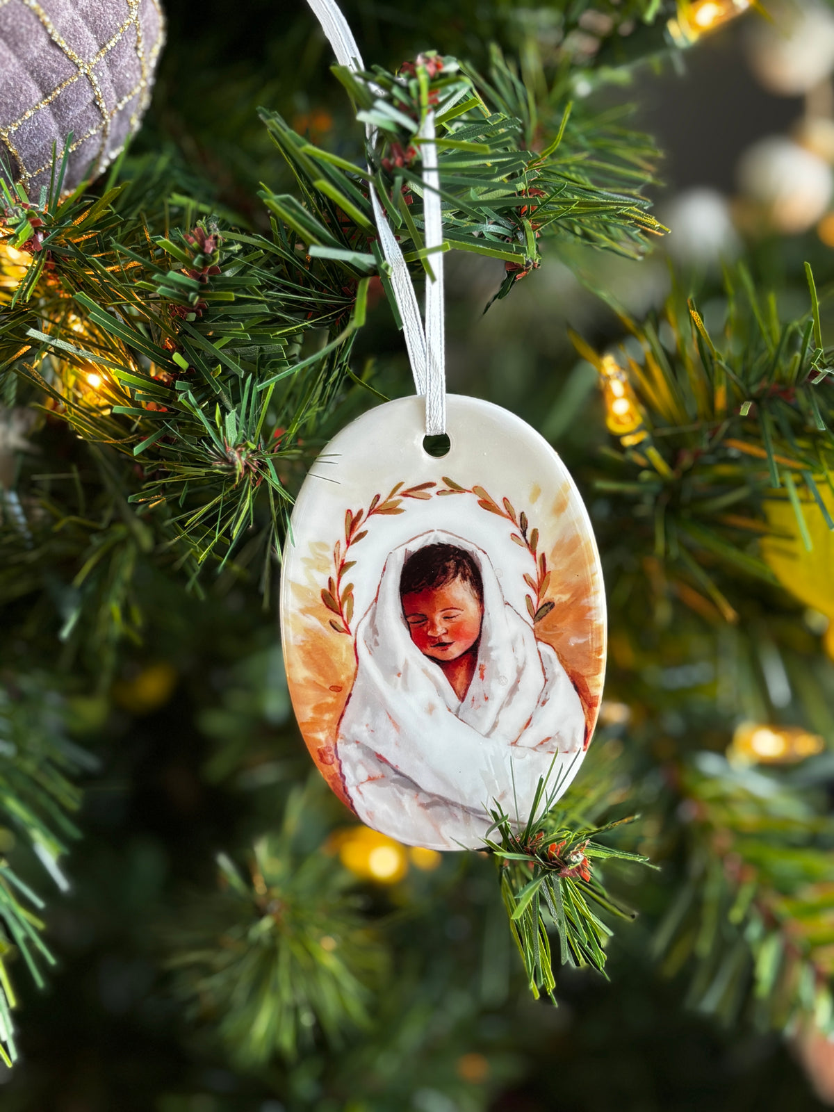 'Little Lord Jesus' Porcelain Ornament