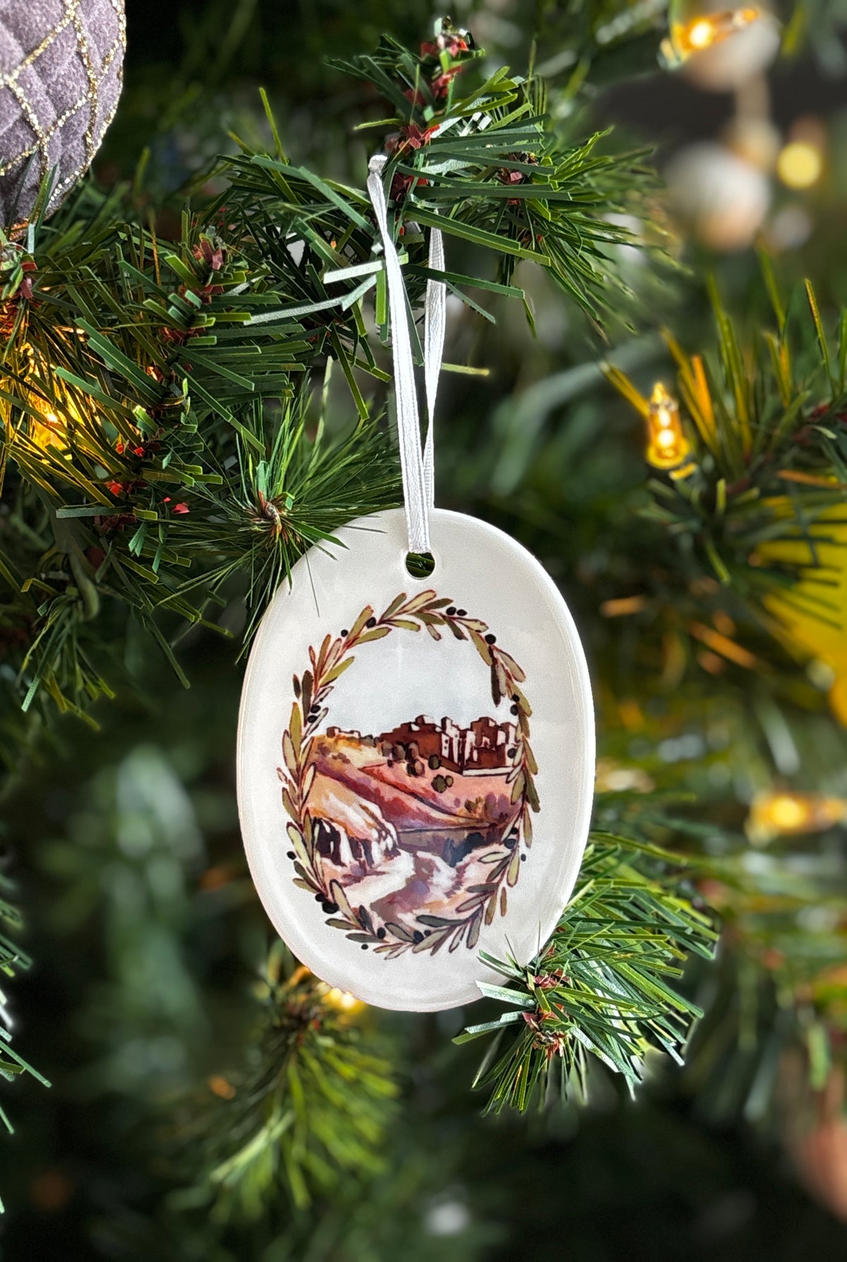 'It Came Upon A Midnight Clear' Porcelain Ornament