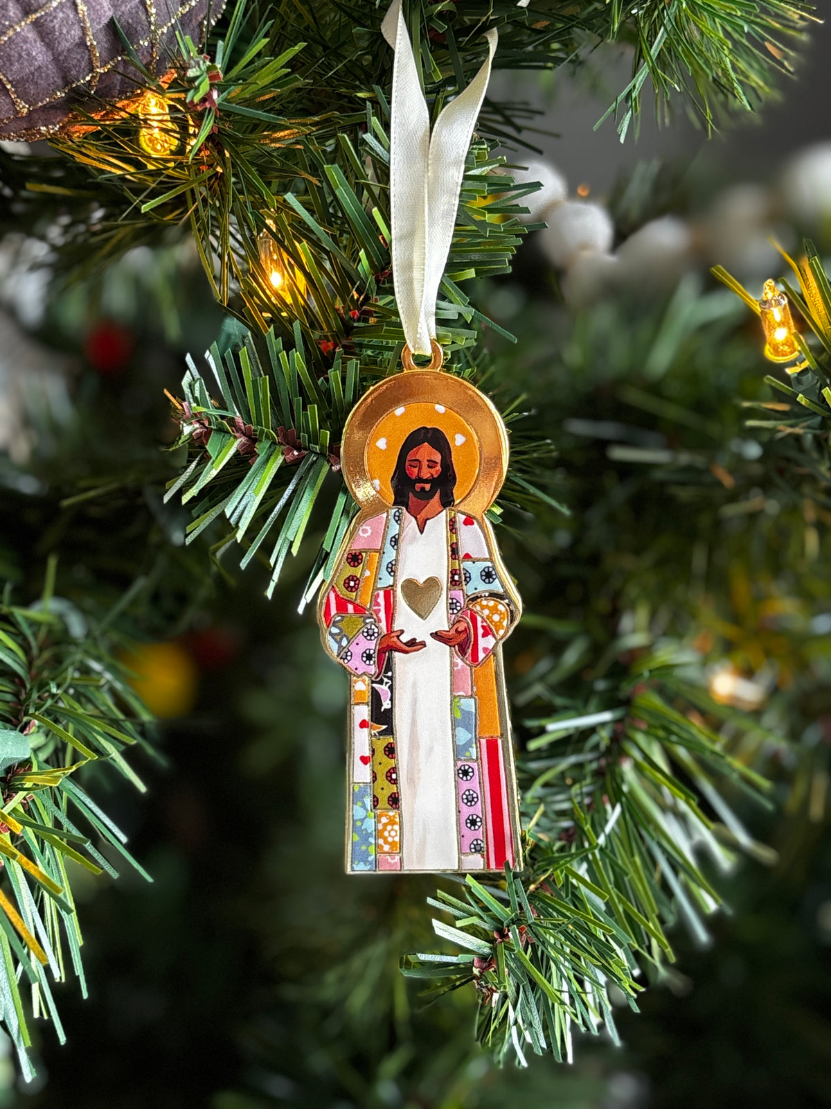 Gold Enamel Ornament Set (set of 6) *RESTOCKING EARLY NOVEMBER*