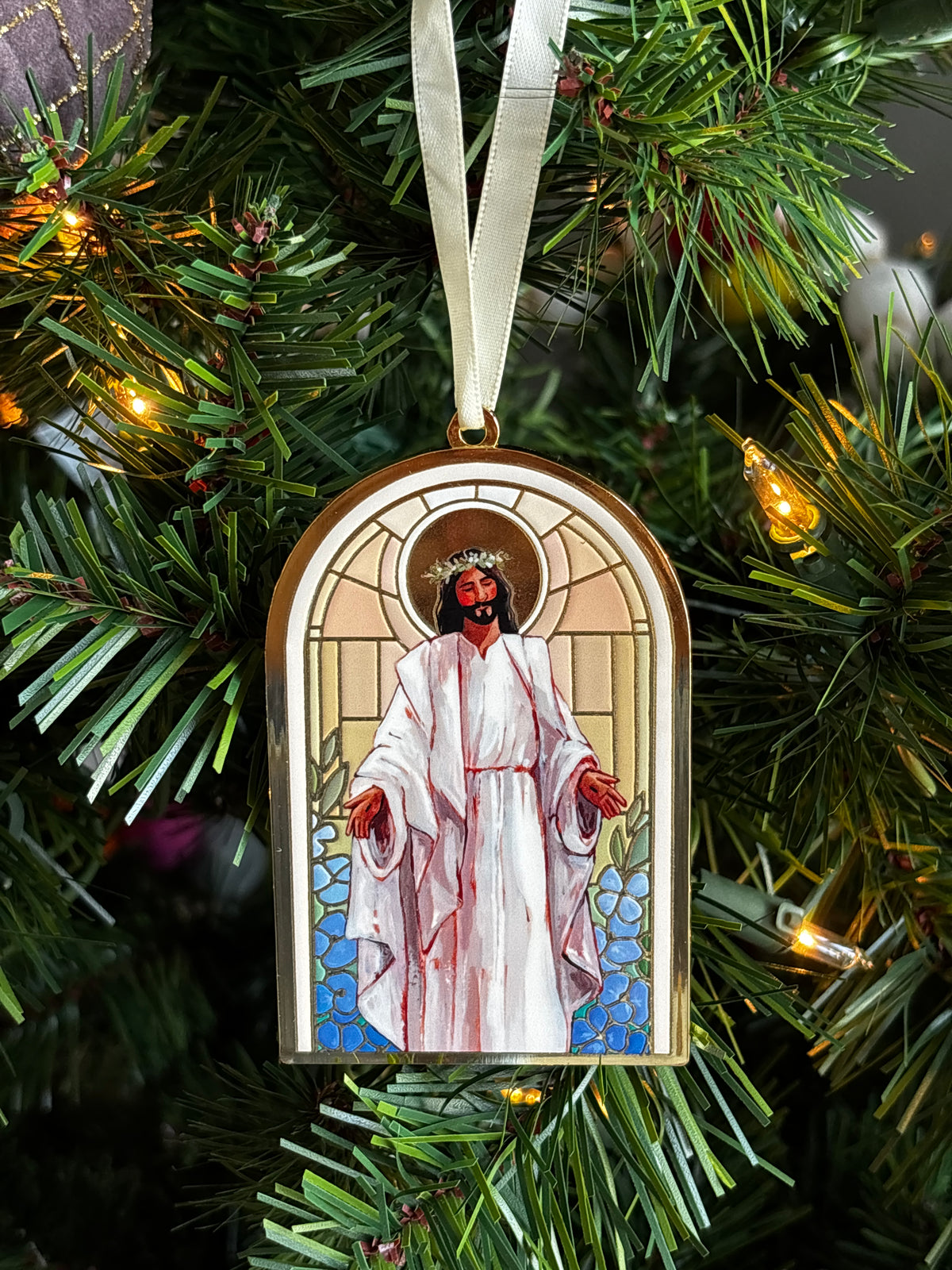 Gold Enamel Ornament Set (set of 6) *RESTOCKING EARLY NOVEMBER*