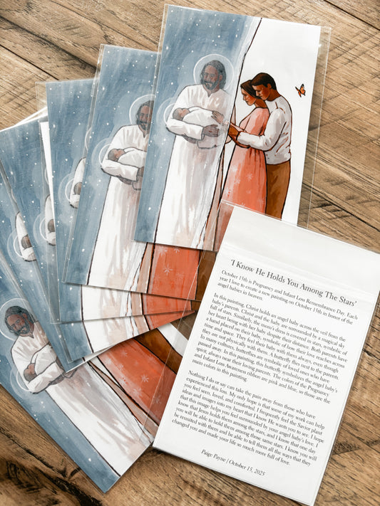 4x6" Bulk Print Set - I Know He Holds You Among The Stars (brunette couple - set of 7)