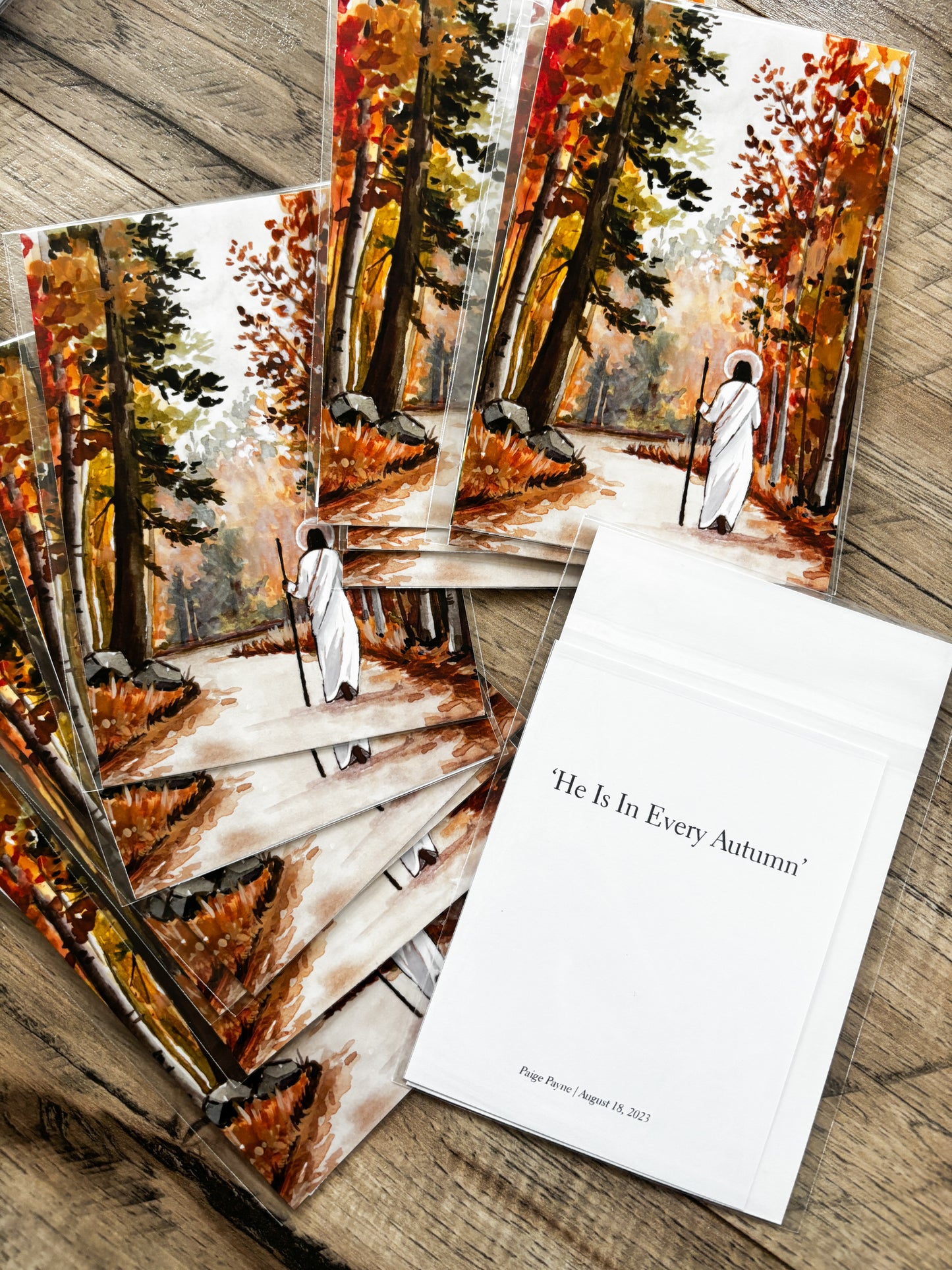 4x6" Bulk Print Set - He Is In Every Autumn (set of 13)