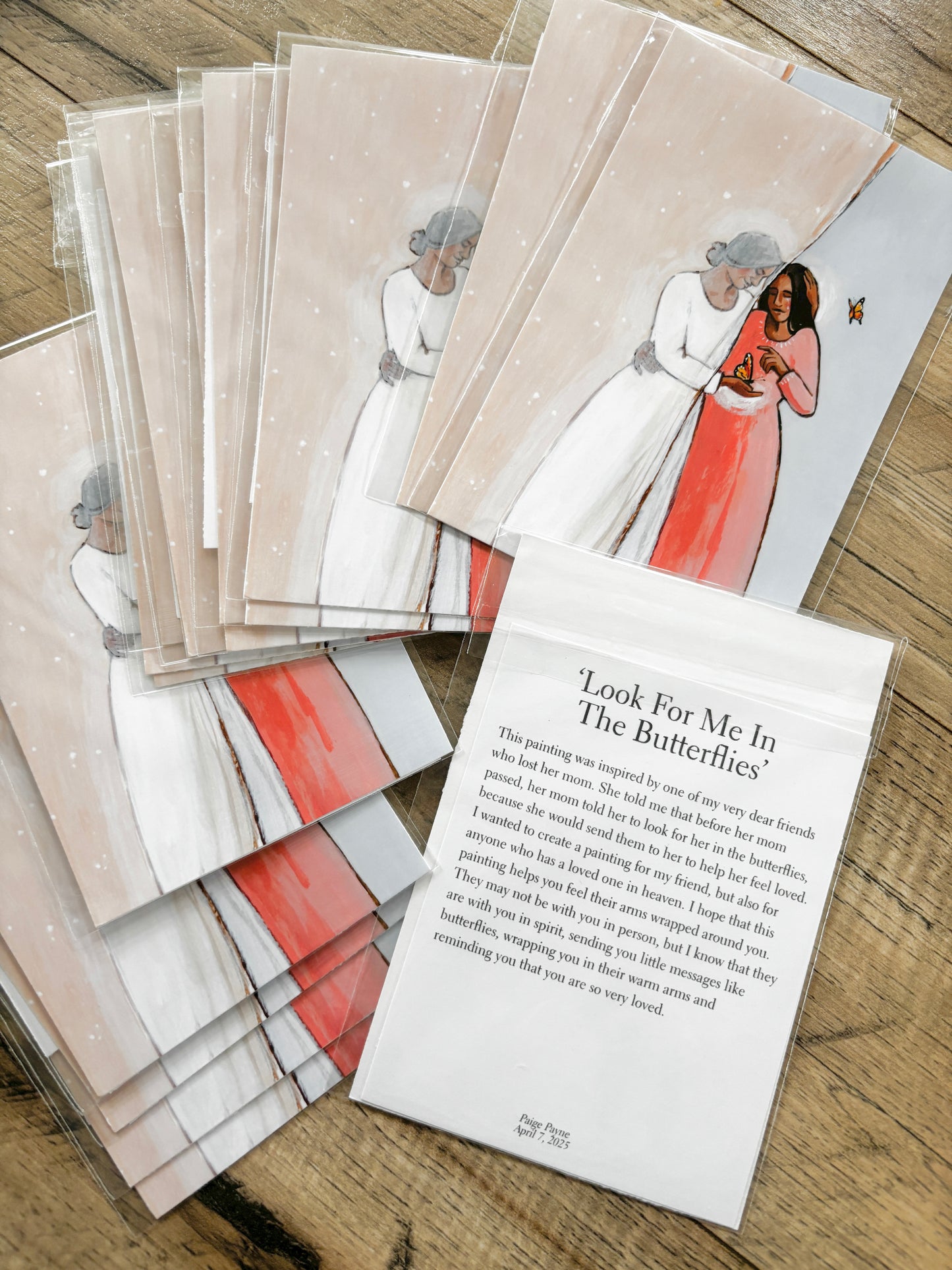 4x6" Bulk Print Set - Look For Me In The Butterflies (set of 18)