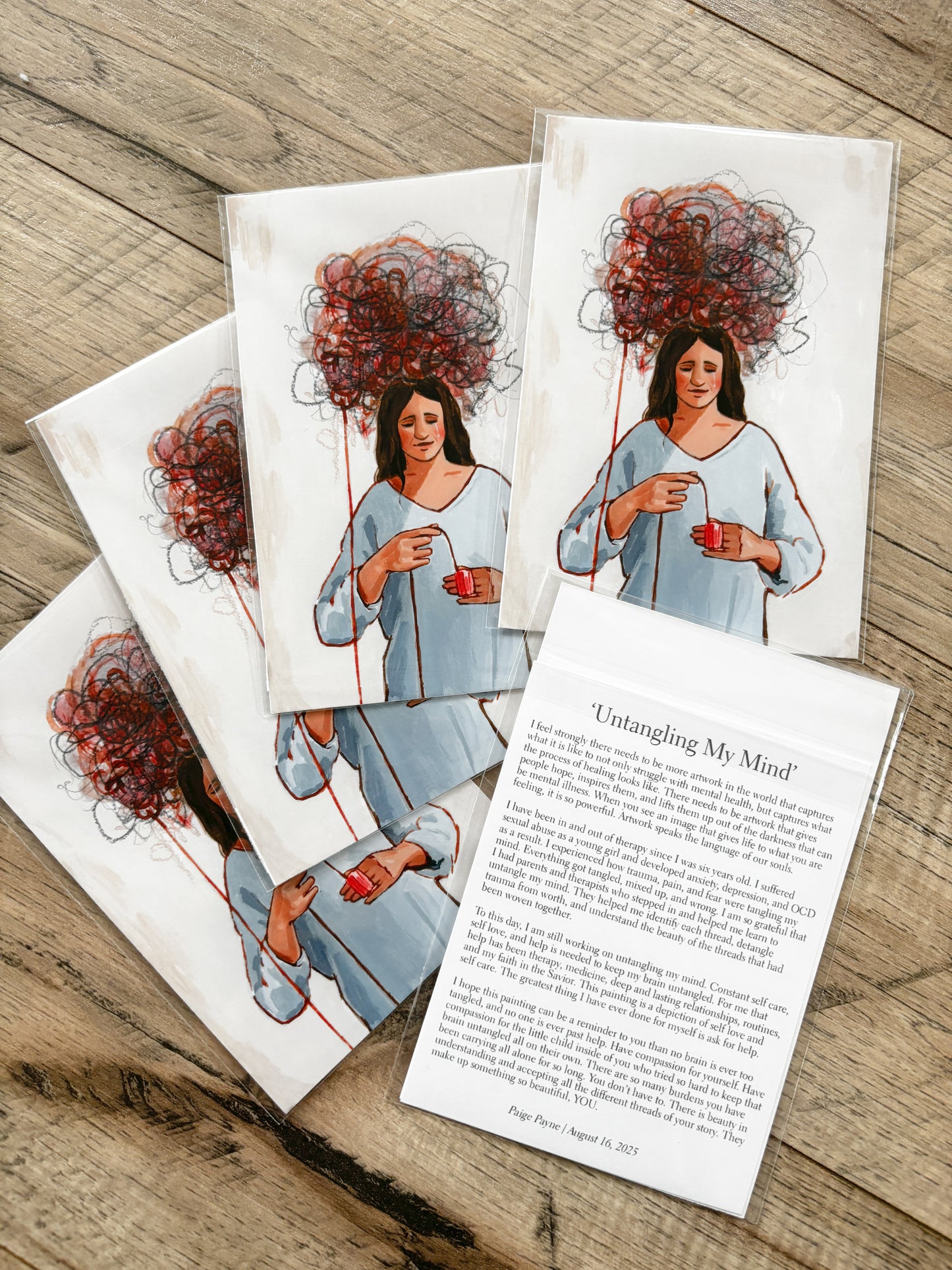 4x6" Mental Health Print Grab Bag (set of 5)