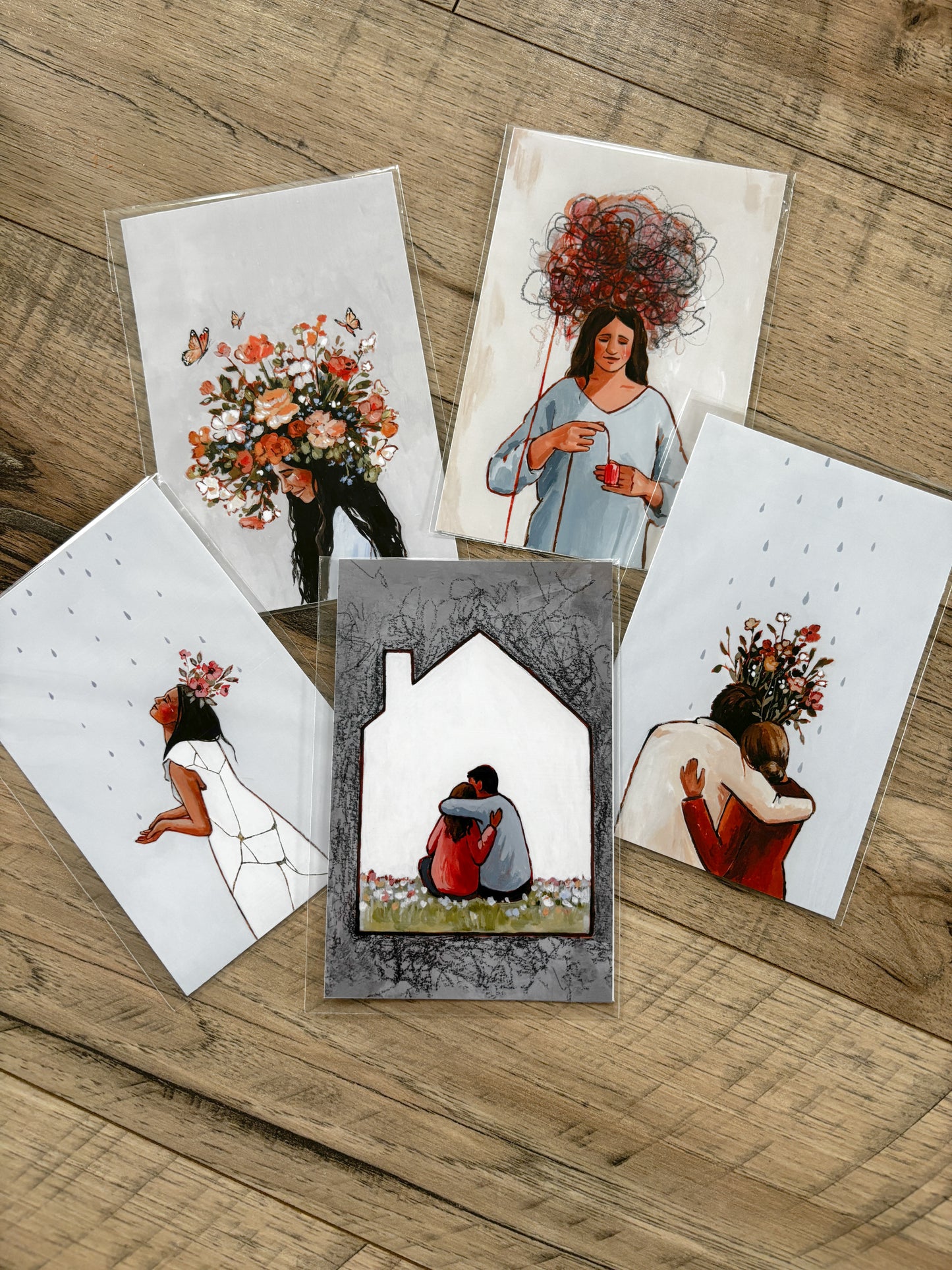 4x6" Mental Health Print Grab Bag (set of 5)