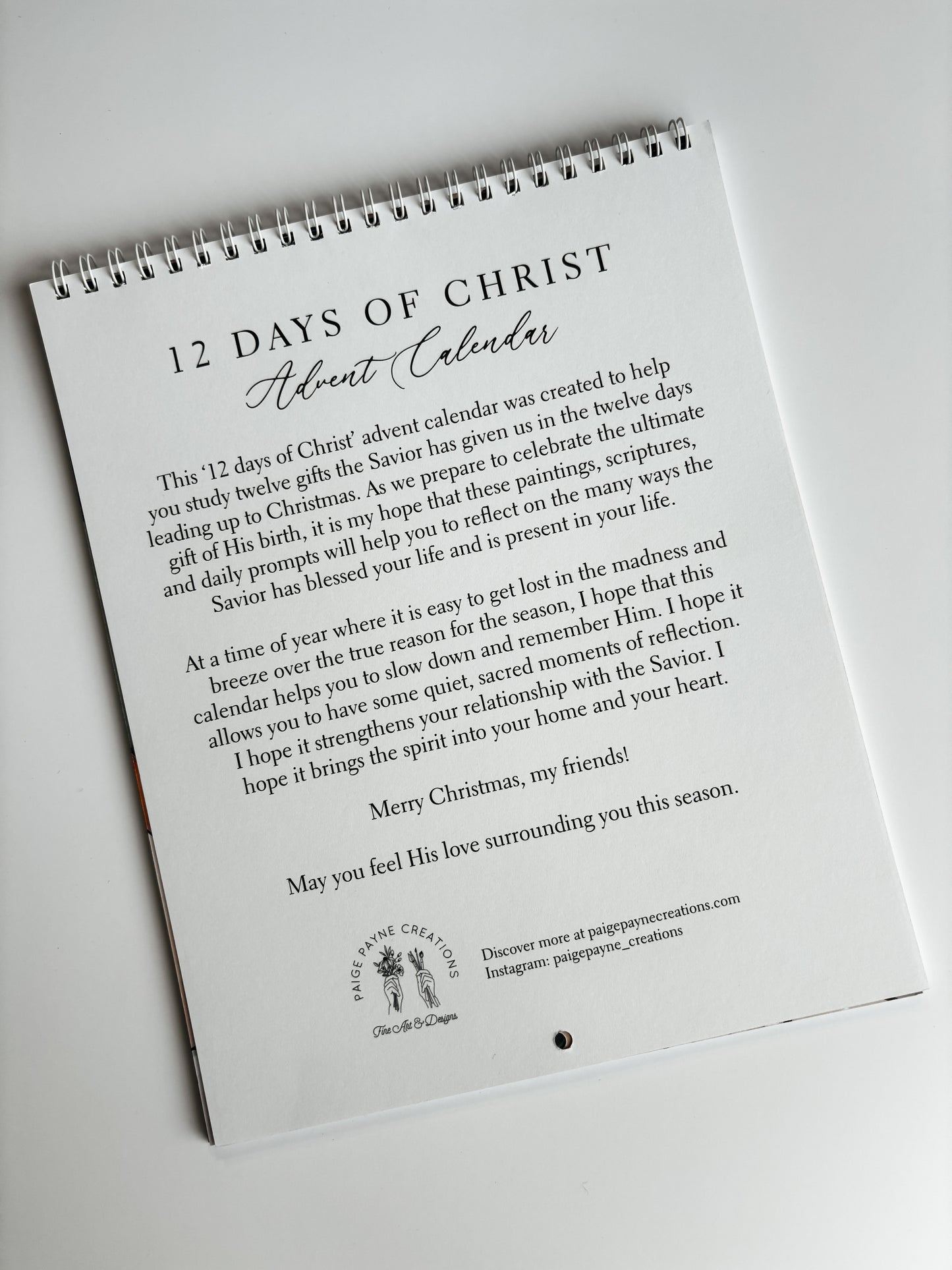 '12 Days of Christ' Advent Calendar *PREORDER*