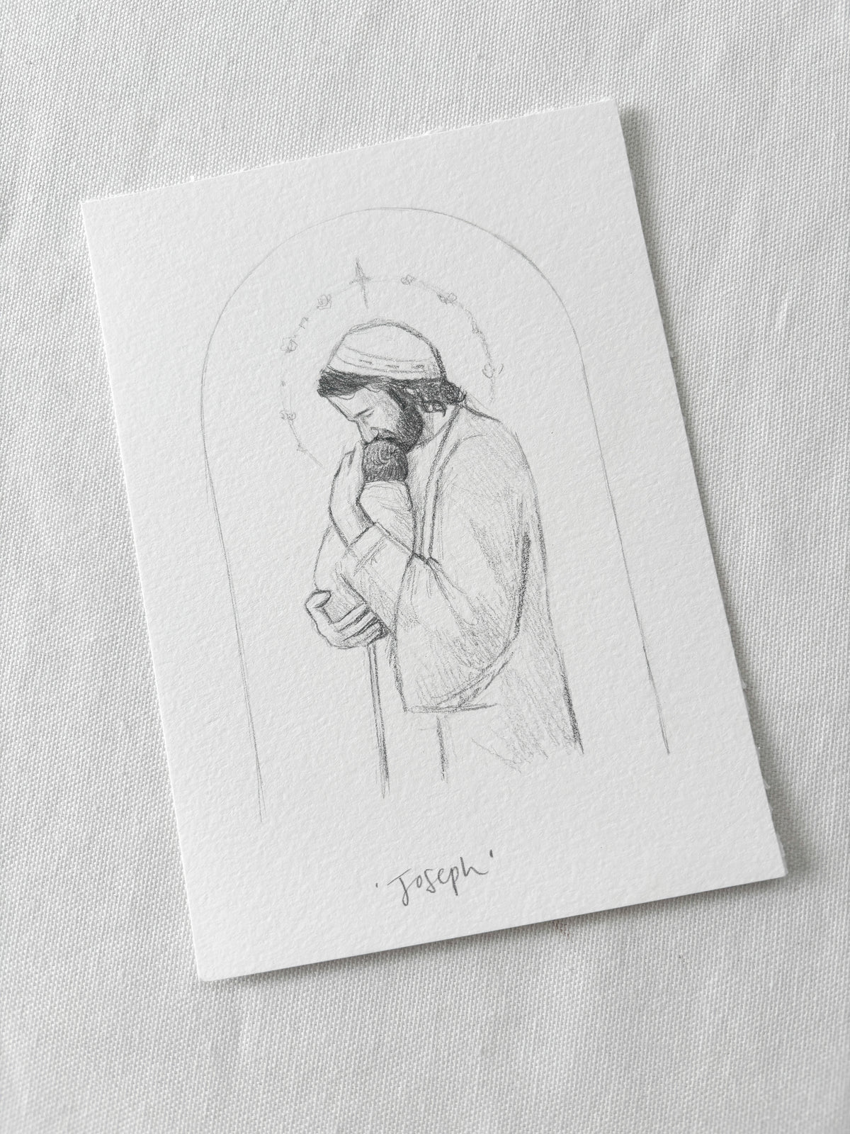 'Joseph' 5x7 inch original sketch