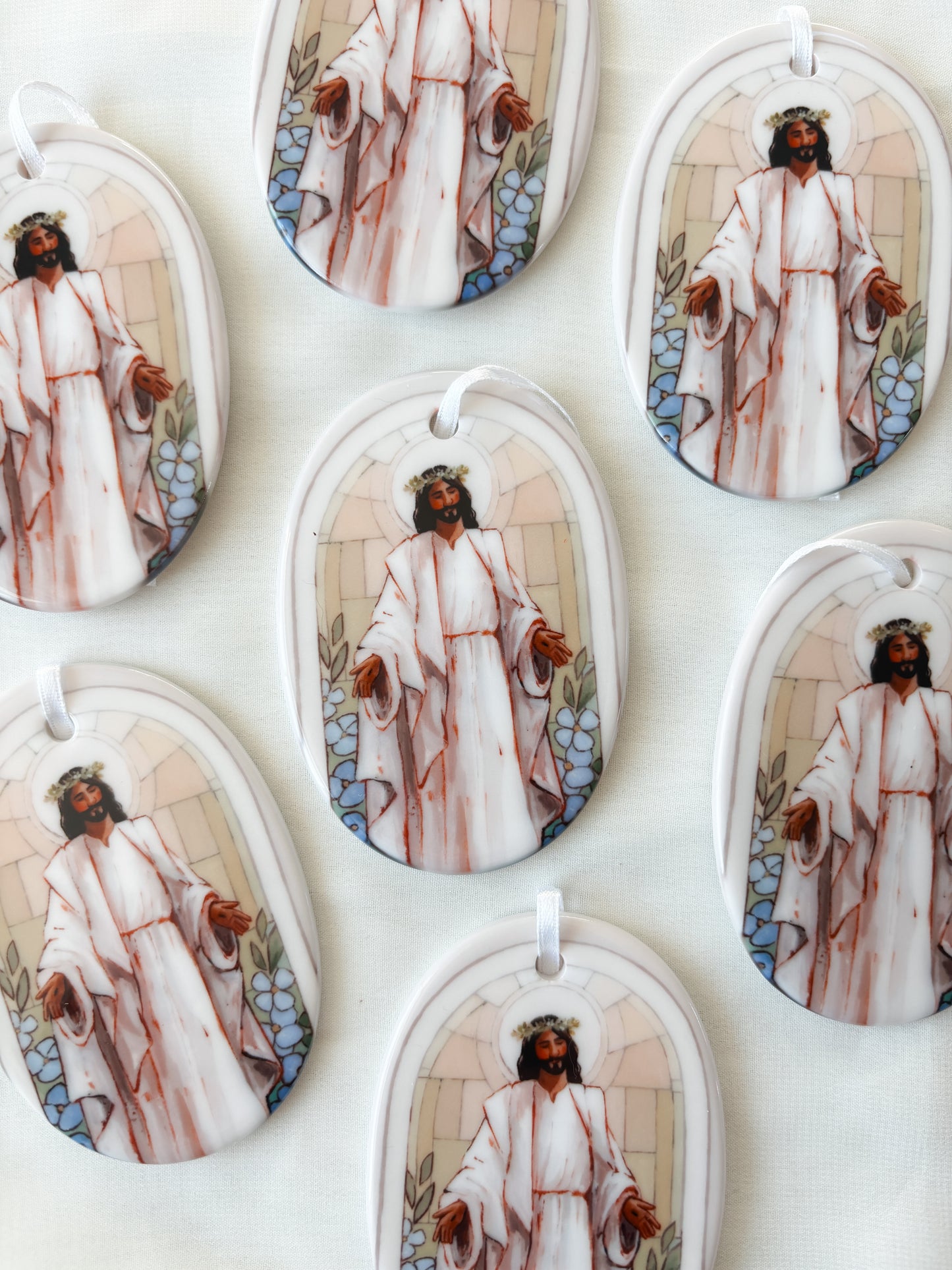 'Beautiful Savior' Porcelain Ornament