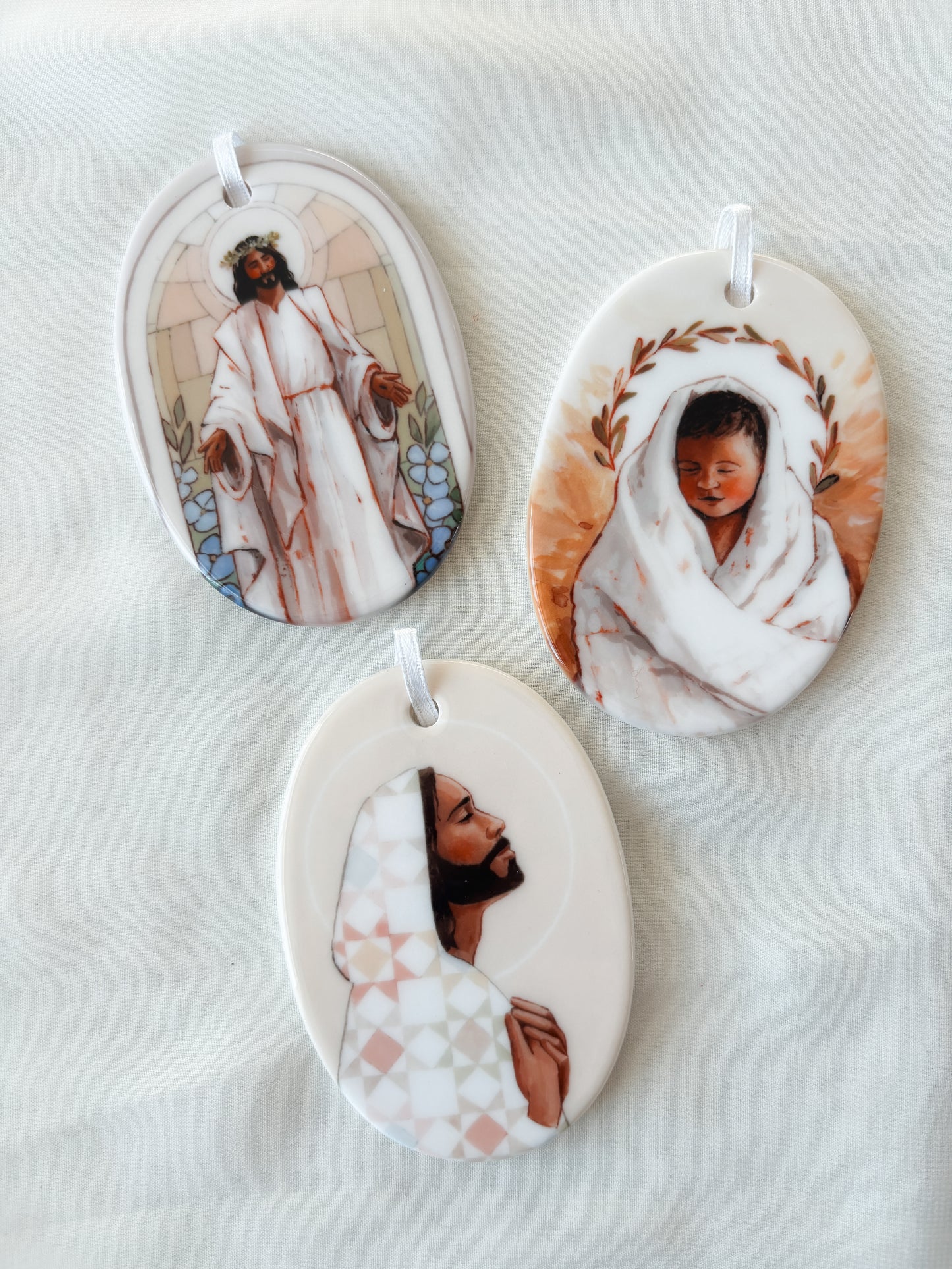 Christ Ornament Set (set of 3)