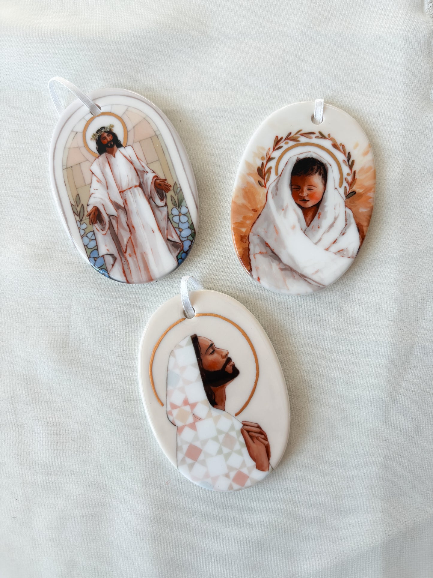 Christ Ornament Set (set of 3)