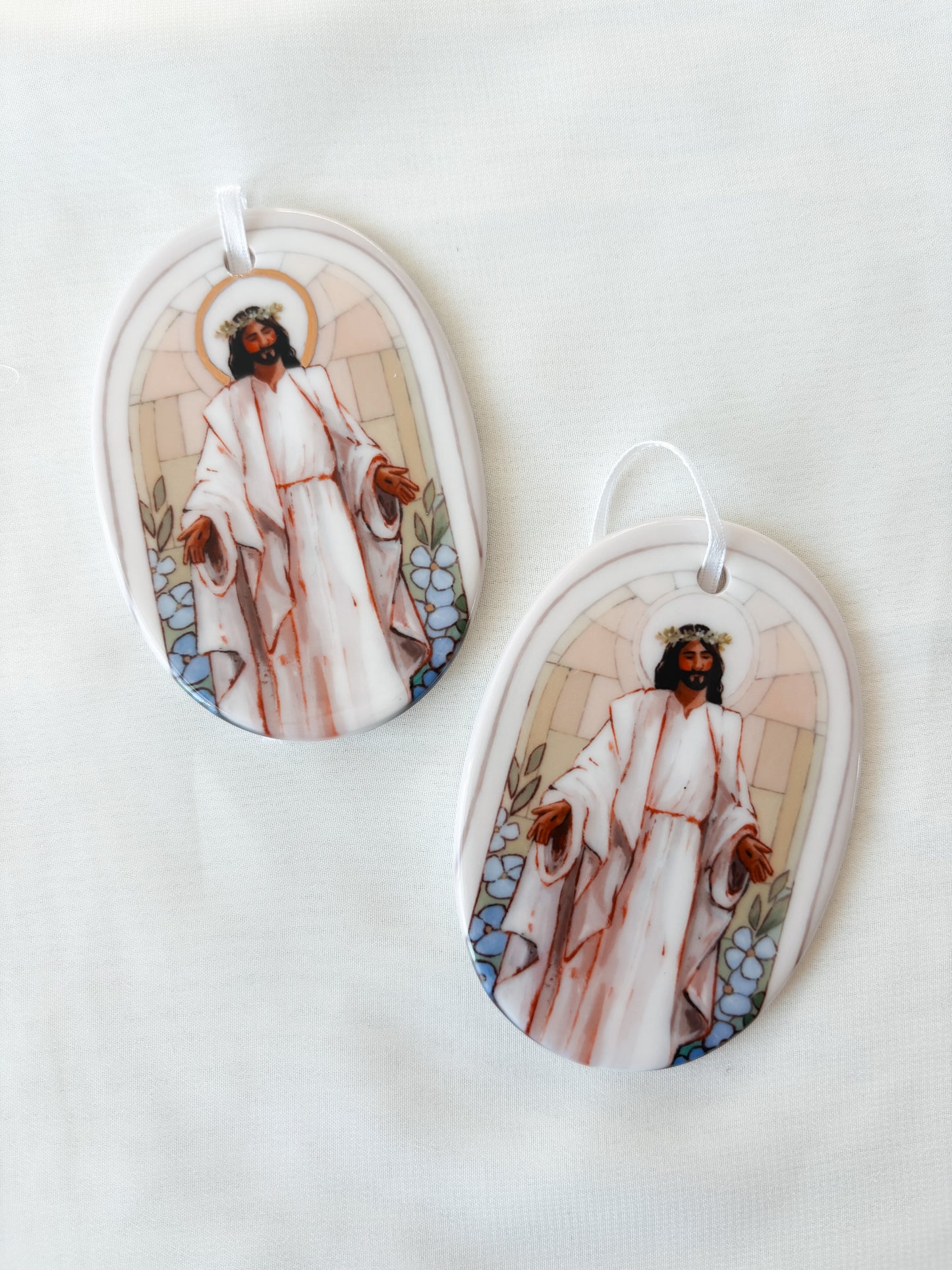 'Beautiful Savior' Porcelain Ornament
