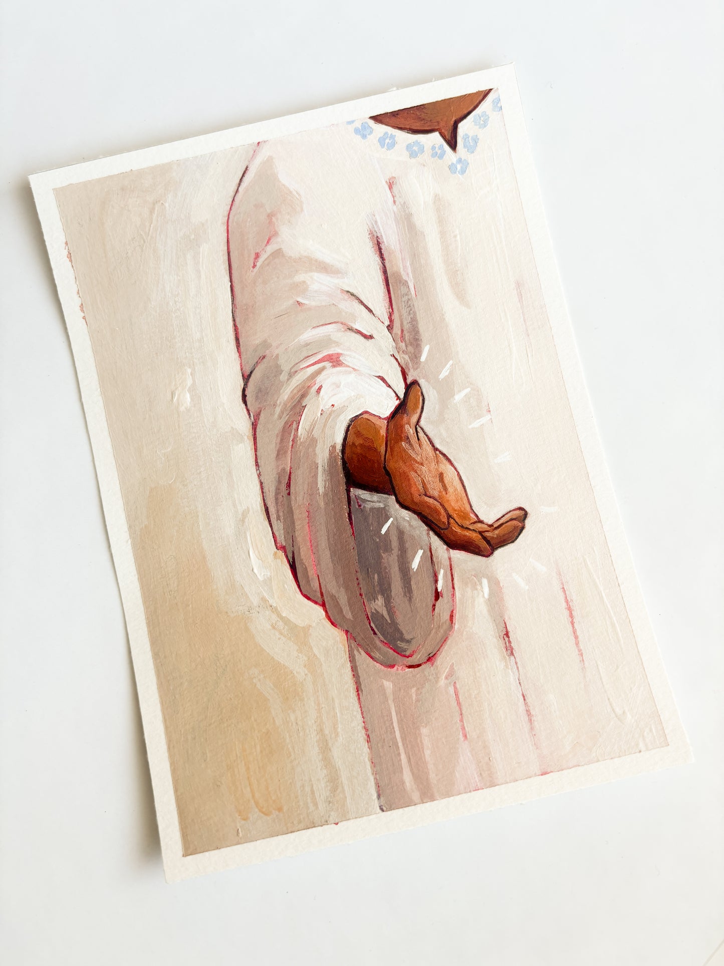 'Come Unto Me' 5x7 inch original painting