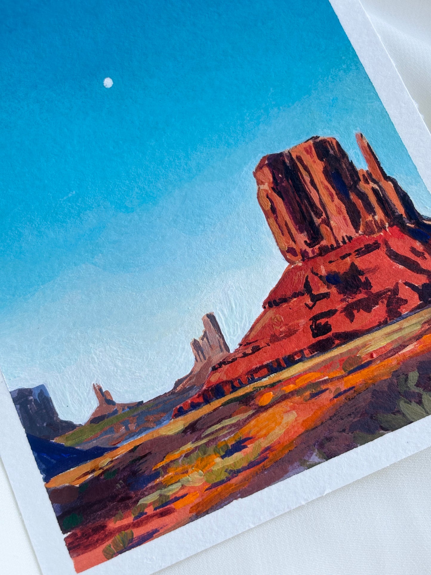 Monument Valley 4x5 original painting