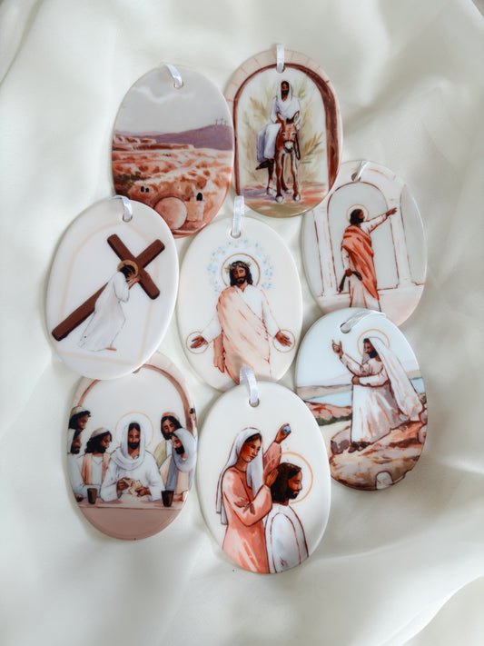 Holy Week Ornament Set (set of 8)