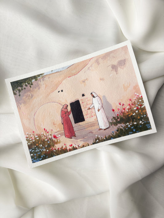 'Mary' 5x7 inch original painting