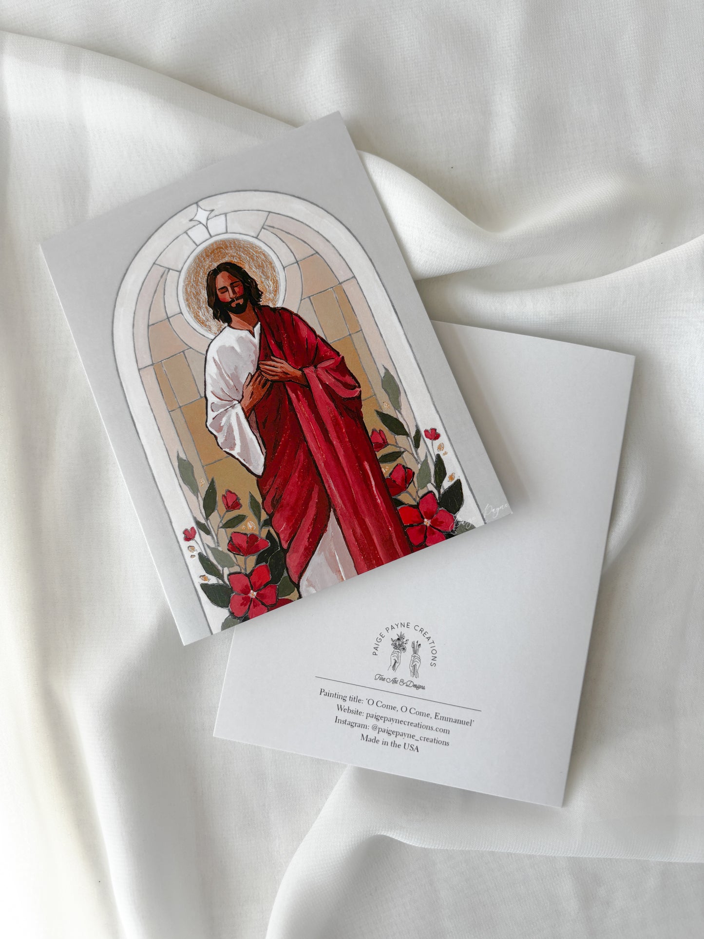 'O Come, O Come, Emmanuel' greeting card