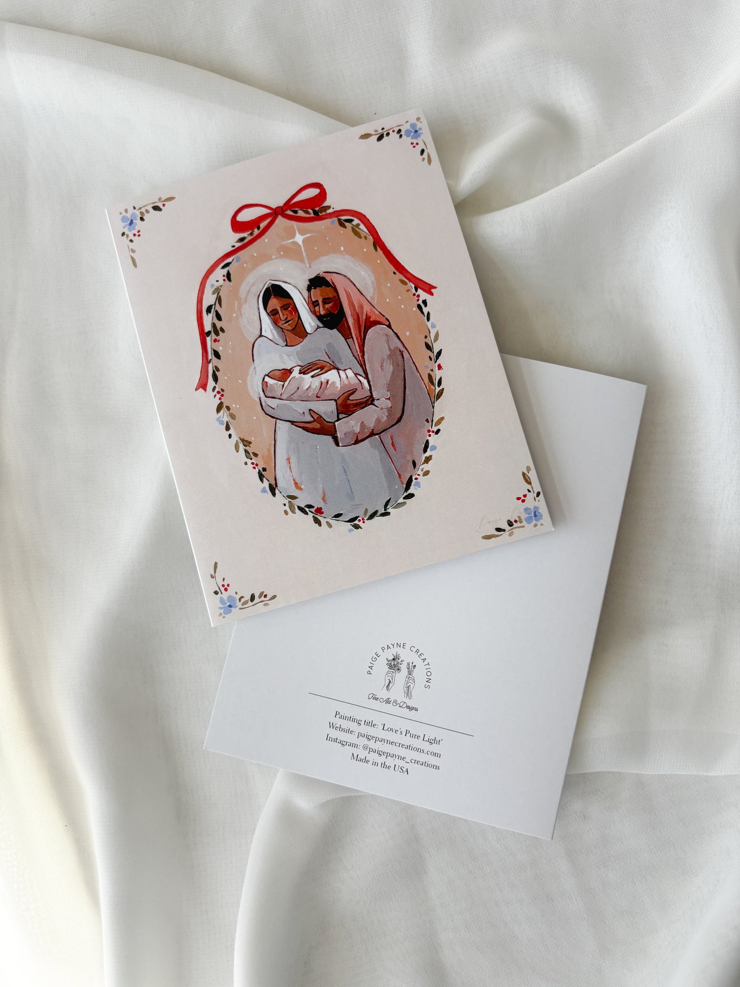 'Love's Pure Light' greeting card