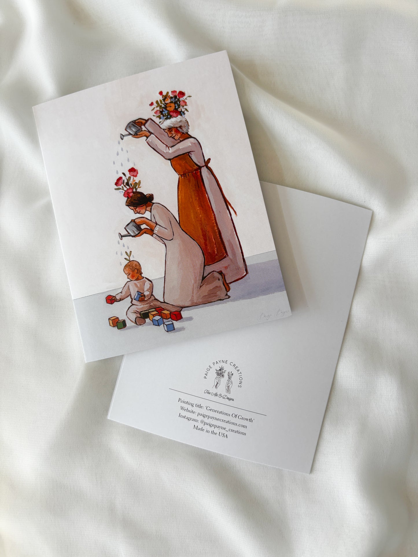 'Generations Of Growth' greeting card