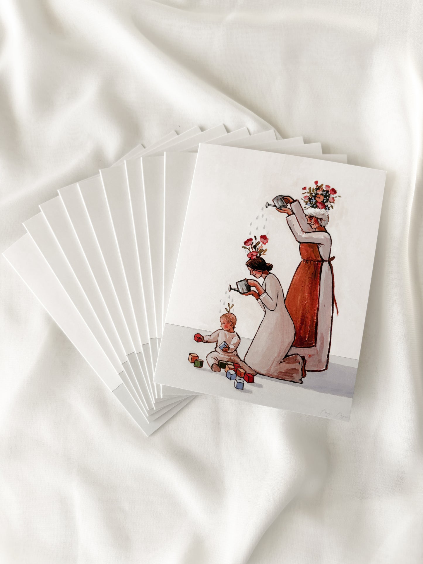 'Generations Of Growth' greeting card