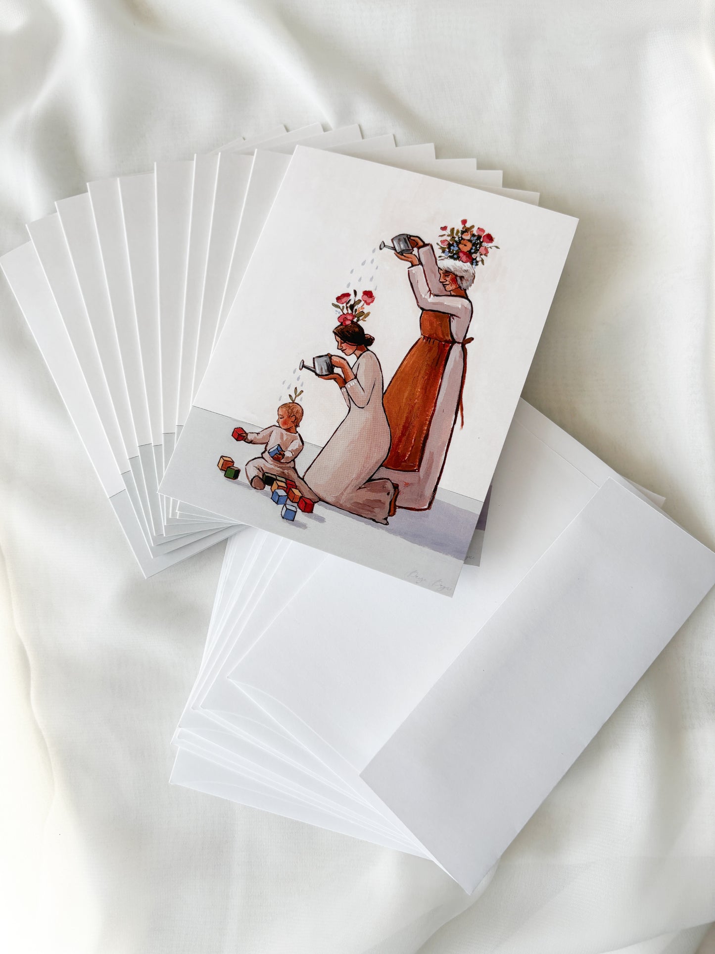 'Generations Of Growth' greeting card