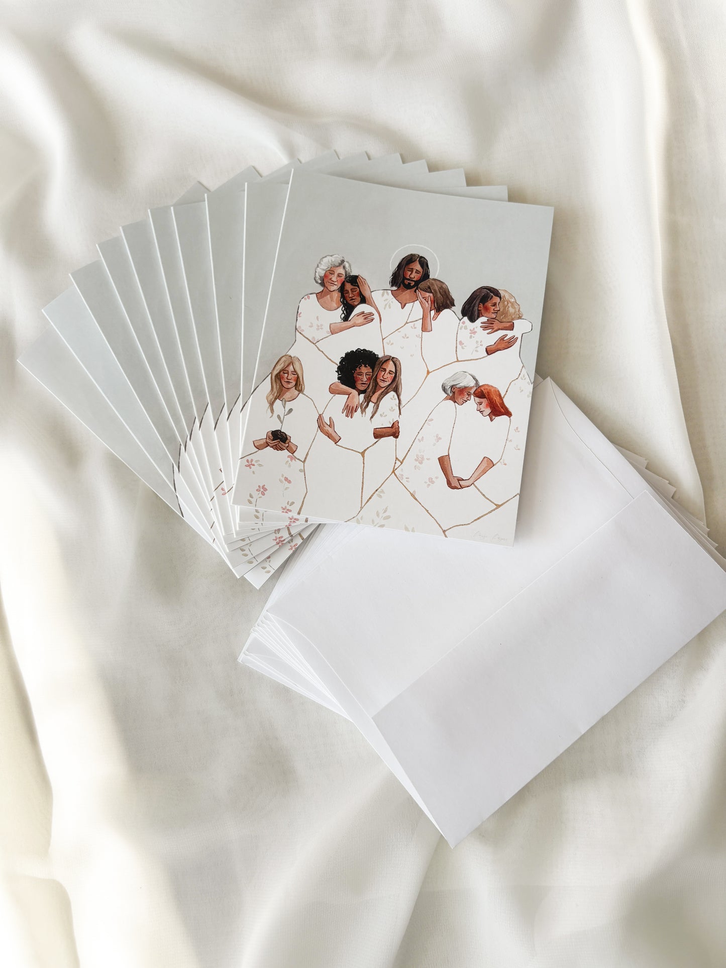 'Sisters In Christ' greeting card