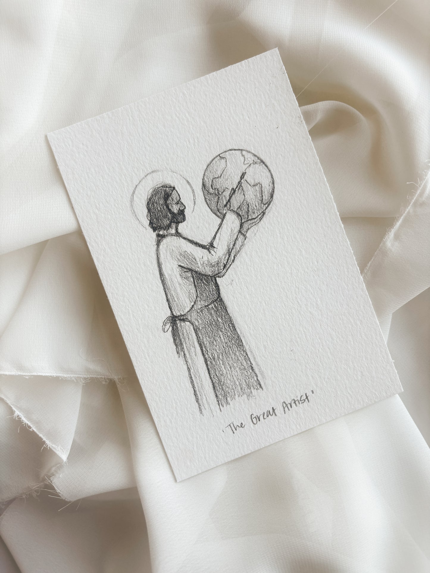 'The Great Artist' 4x6 inch original sketch