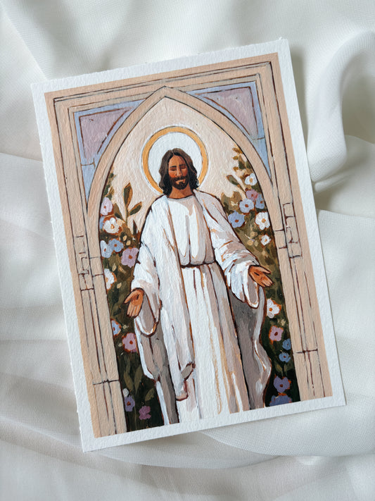 'The Great I Am' 5x7 inch original painting