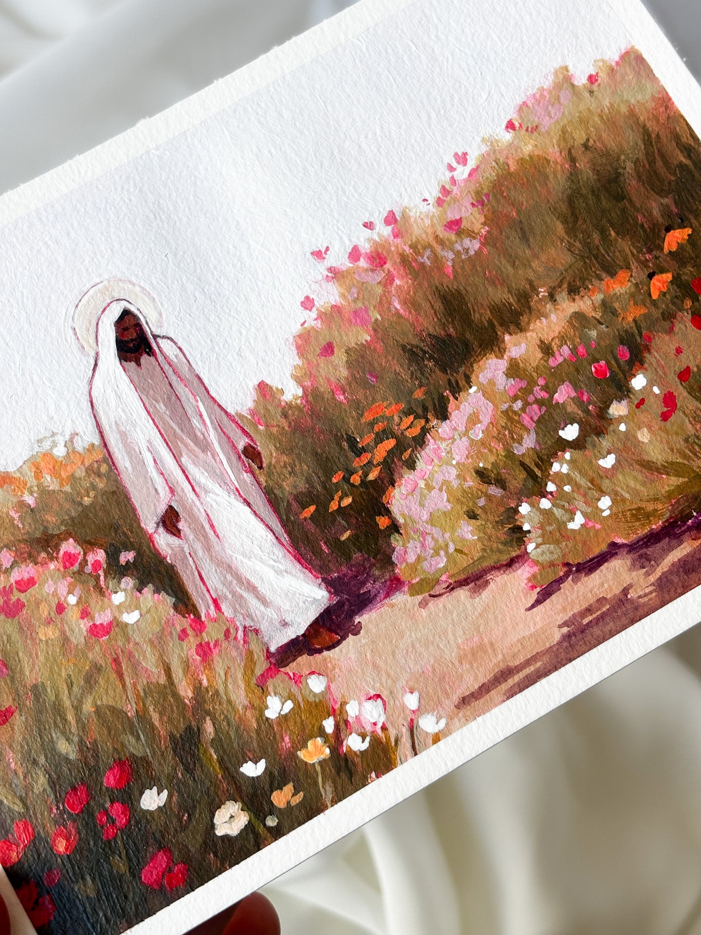 'The Resurrection And The Life' 5x7 inch original painting