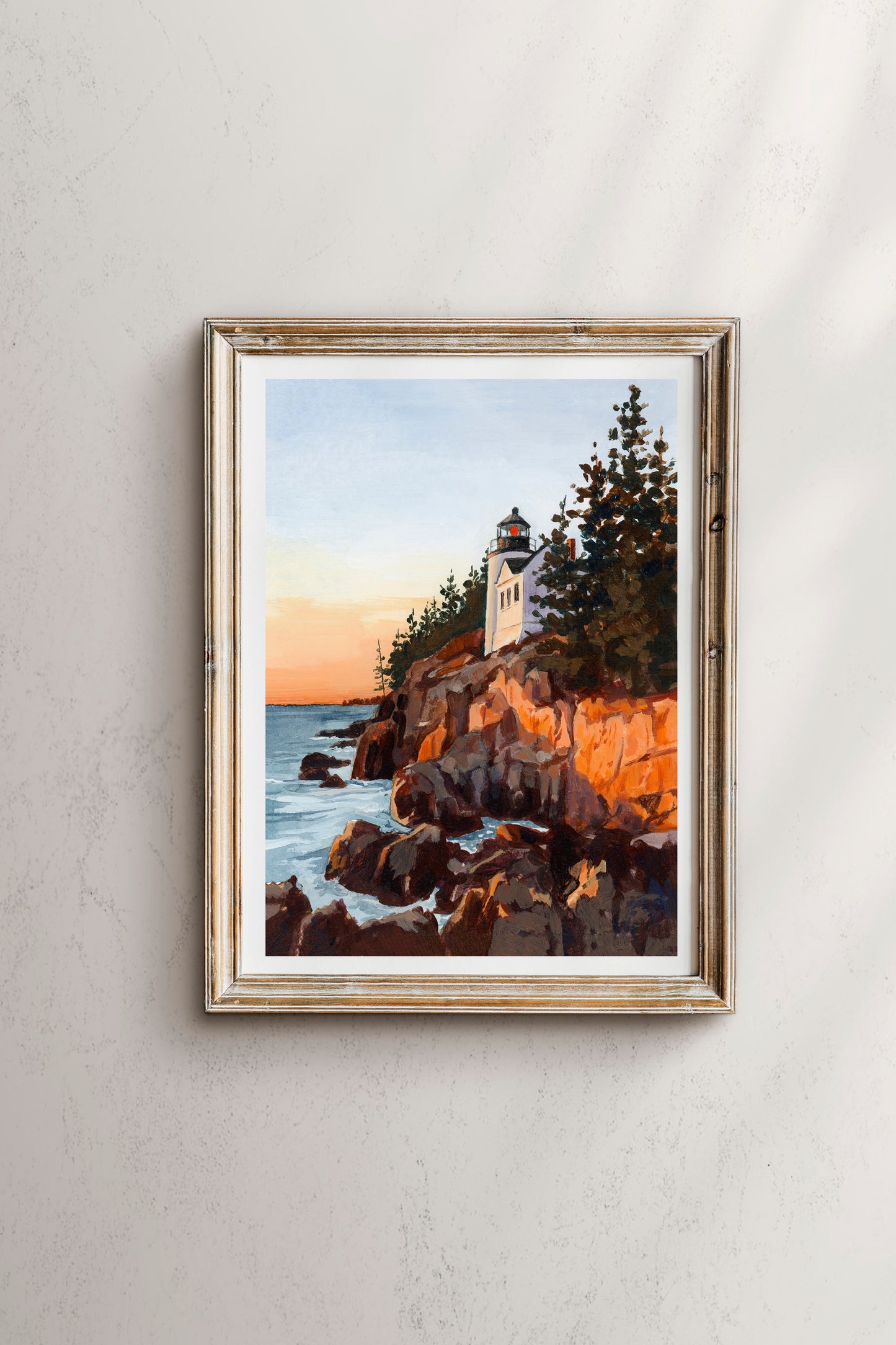 'A Beacon Of Hope' (Acadia National Park) Print