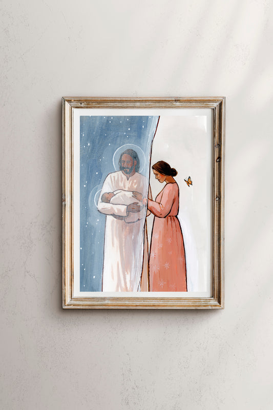 'I Know He Holds You Among The Stars' Print