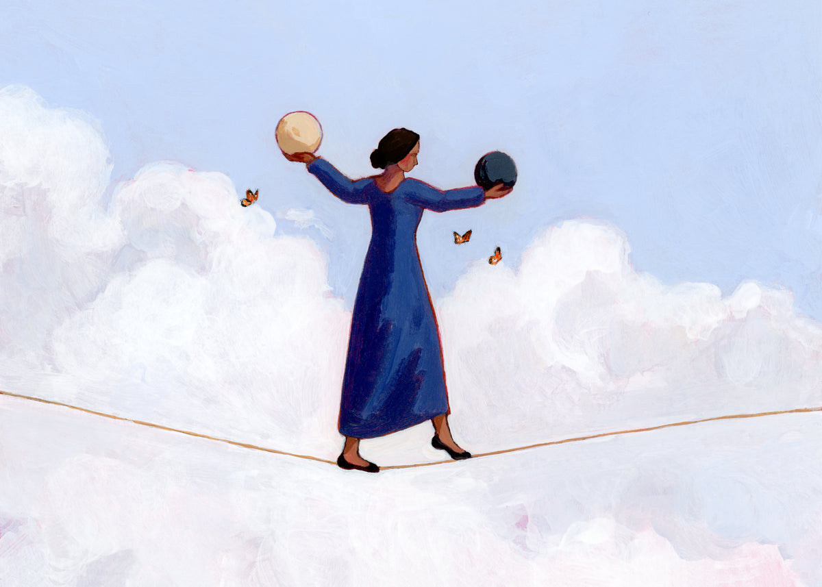 'Balancing Joy And Sorrow' Print