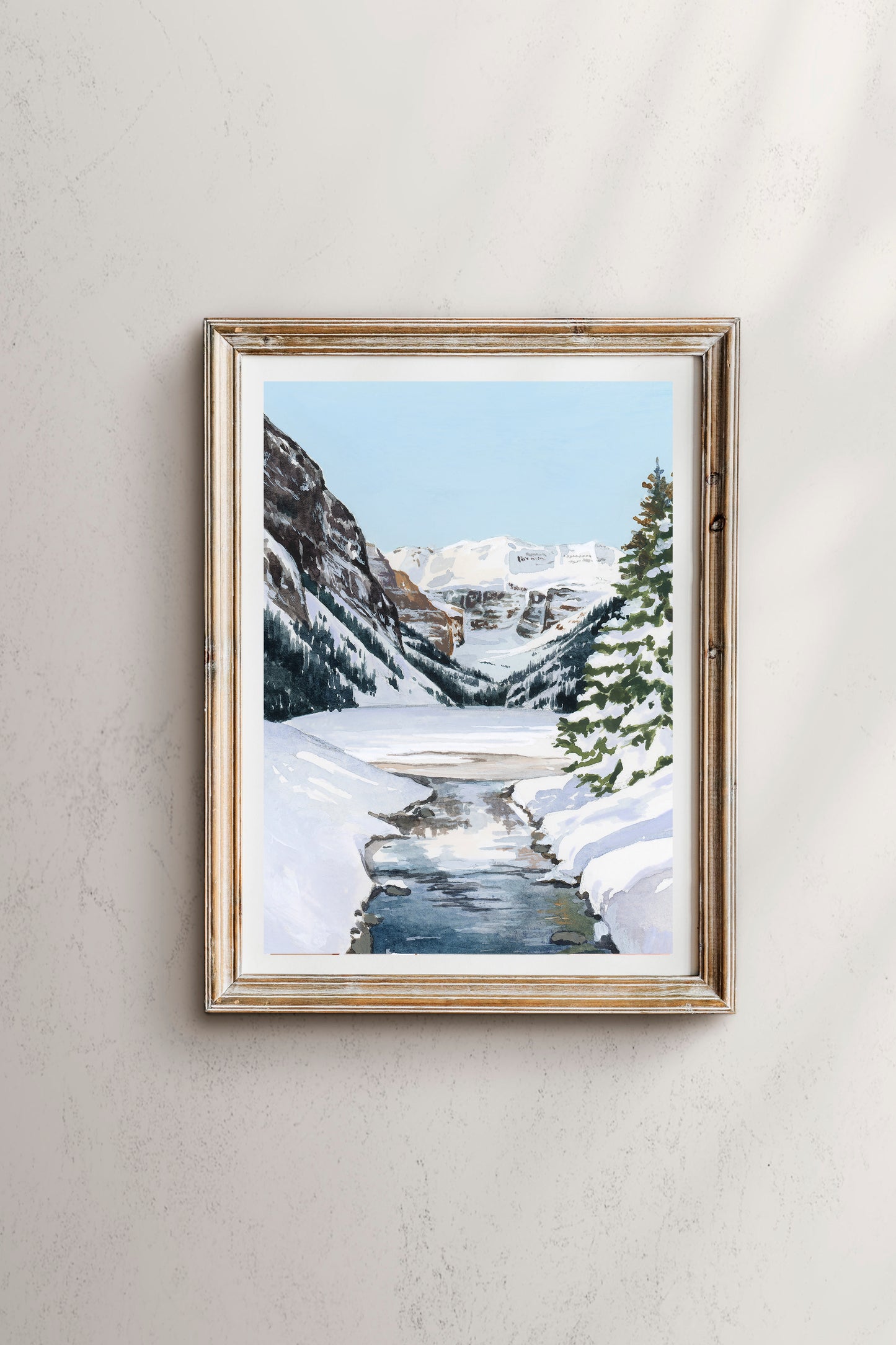 Lake Louise In Winter Print