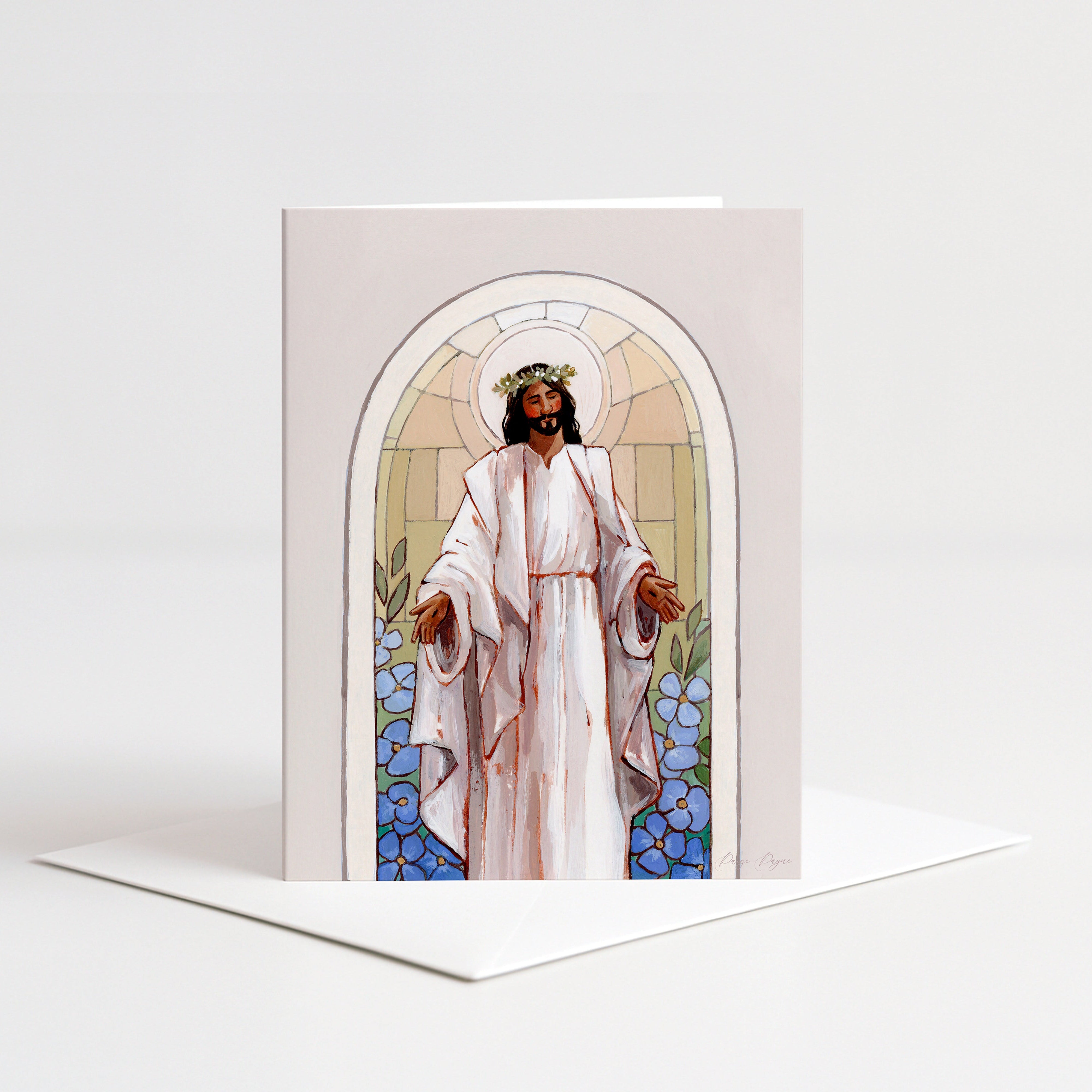 'Beautiful Savior' greeting card – Paige Payne Creations