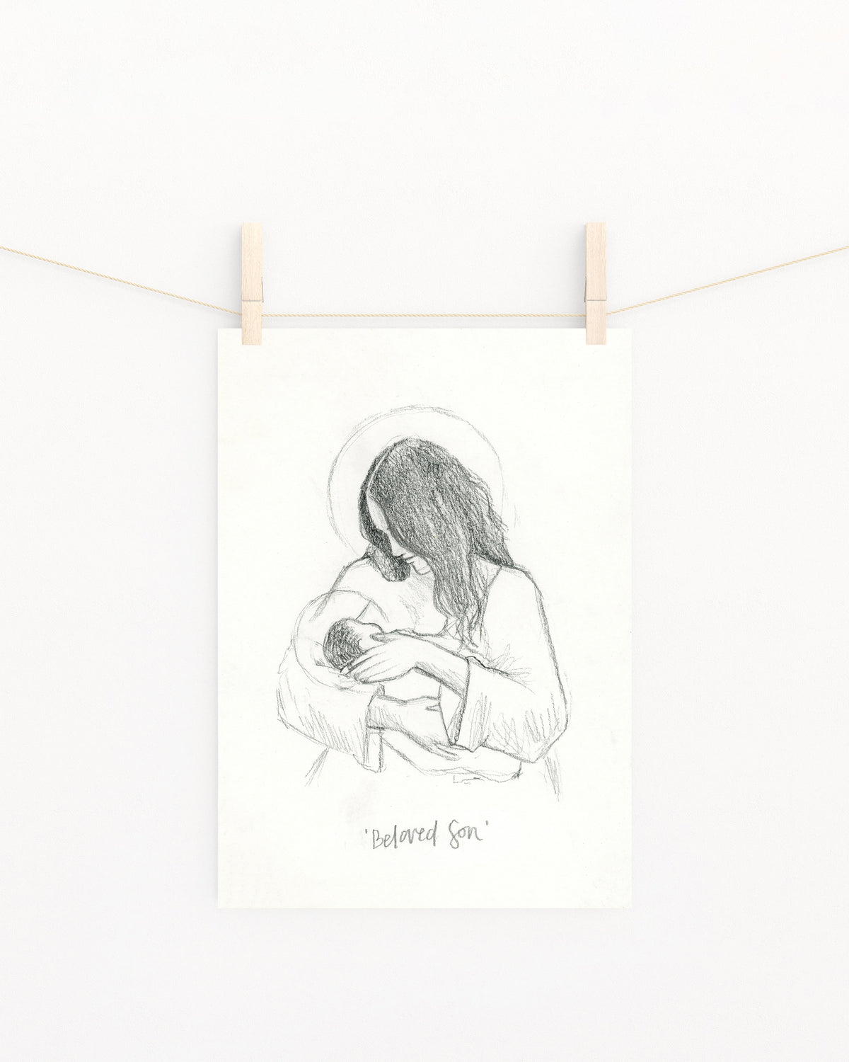 'Beloved Son' Sketch Print
