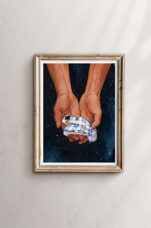 'He Covers Me In Blankets Of Stars' Print