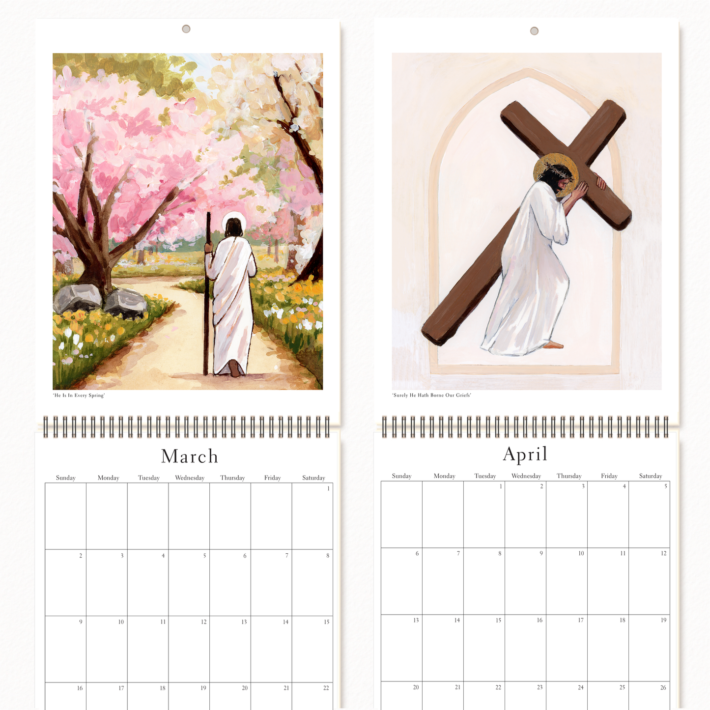 'Beautiful Savior' 2025 Religious Art Calendar