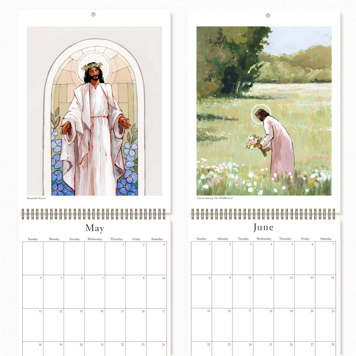 'Beautiful Savior' 2025 Religious Art Calendar