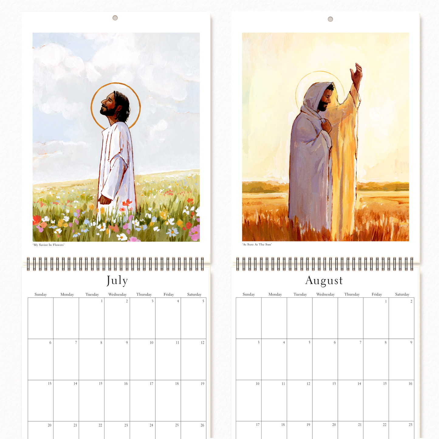 'Beautiful Savior' 2025 Religious Art Calendar