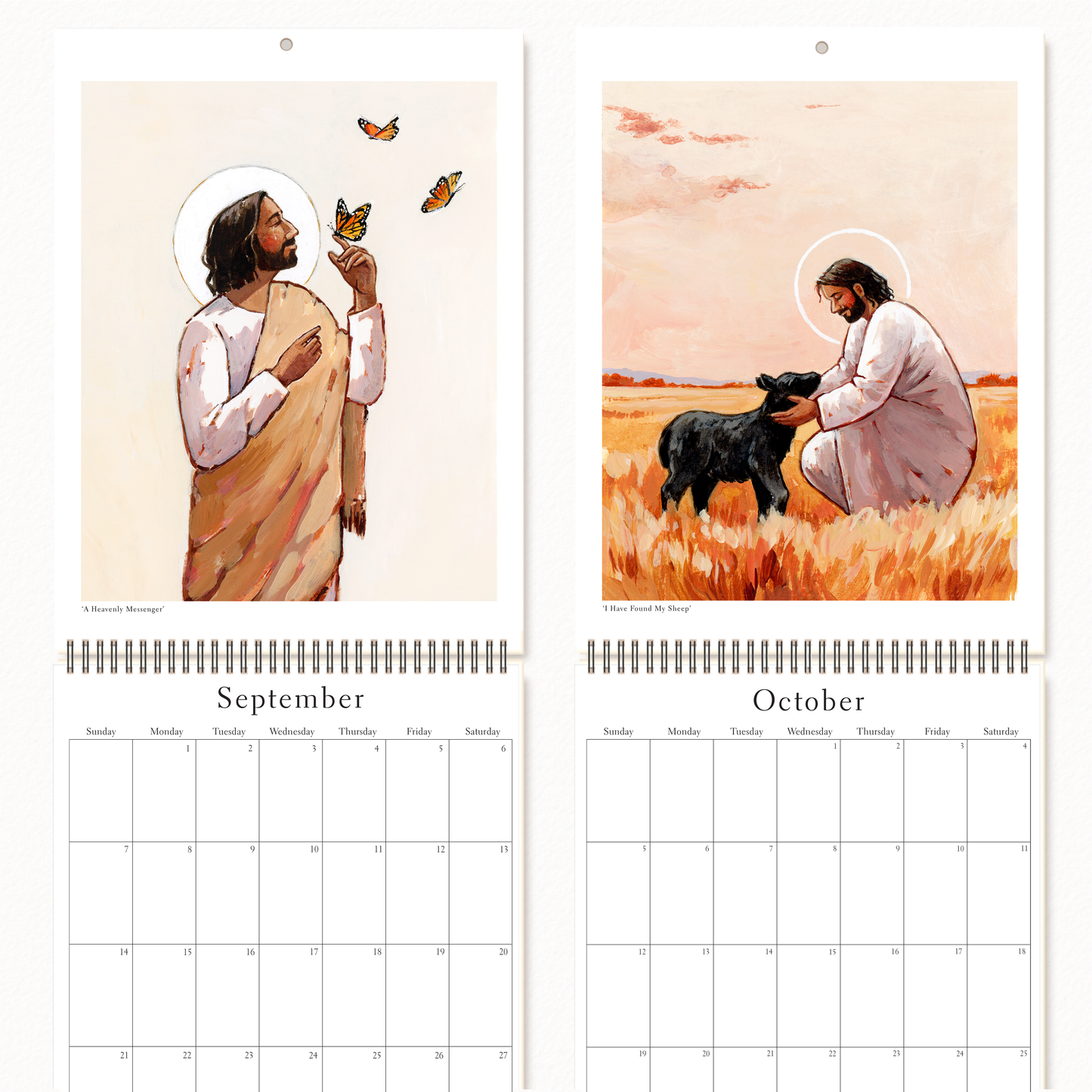 'Beautiful Savior' 2025 Religious Art Calendar