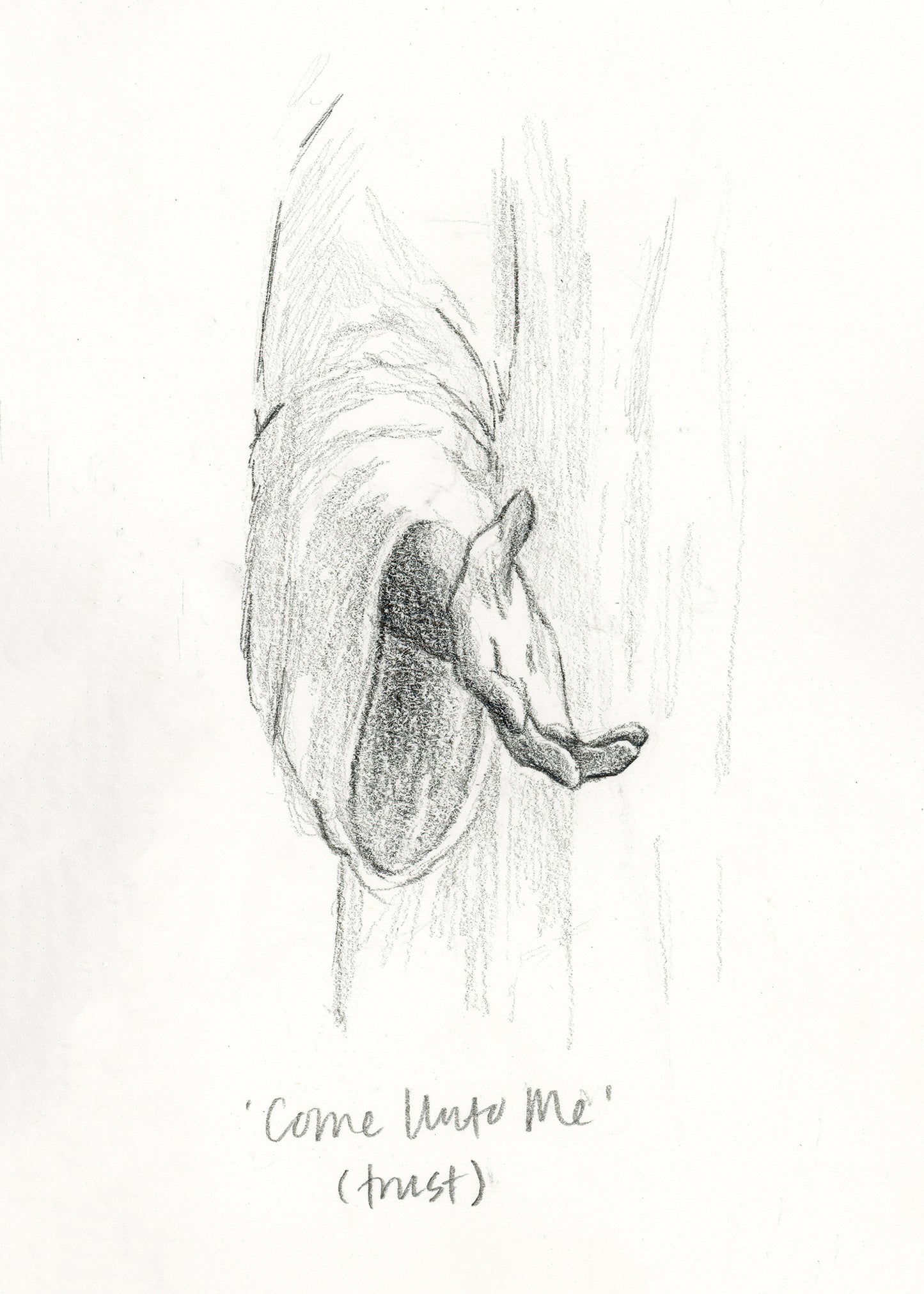 'Come Unto Me' Sketch Print